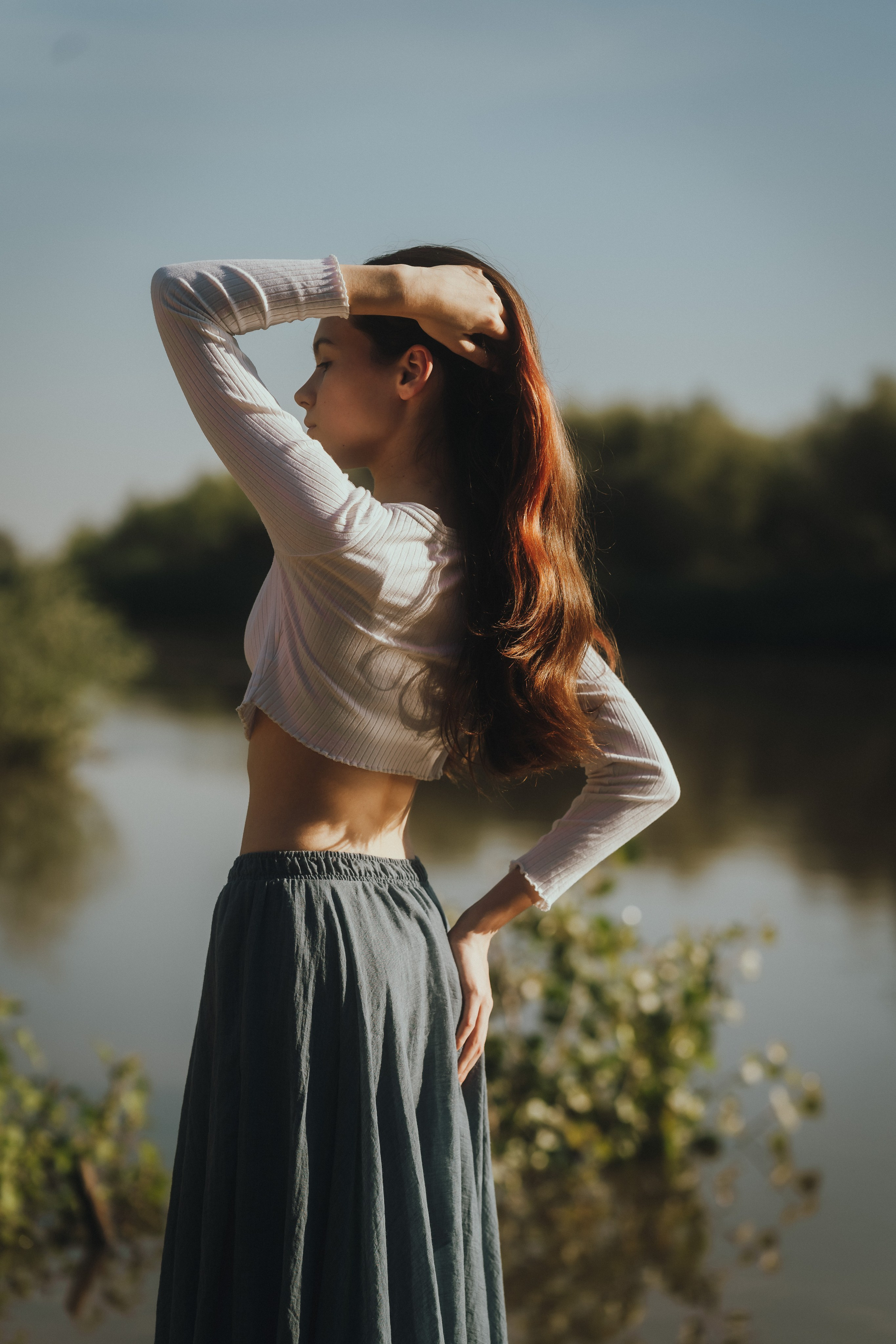 Женский портрет на природе