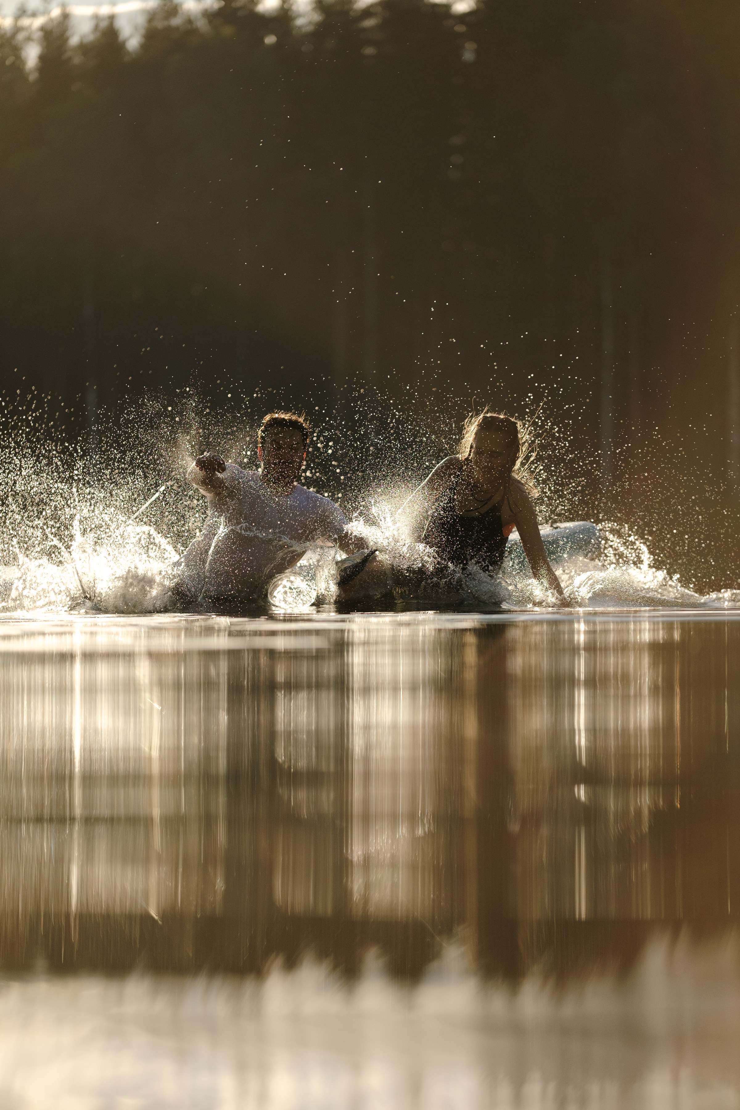 Петя и Лина, на сапах. Интерьерный фотограф и видеограф в Санкт-Петербурге Вадим Балбашевский