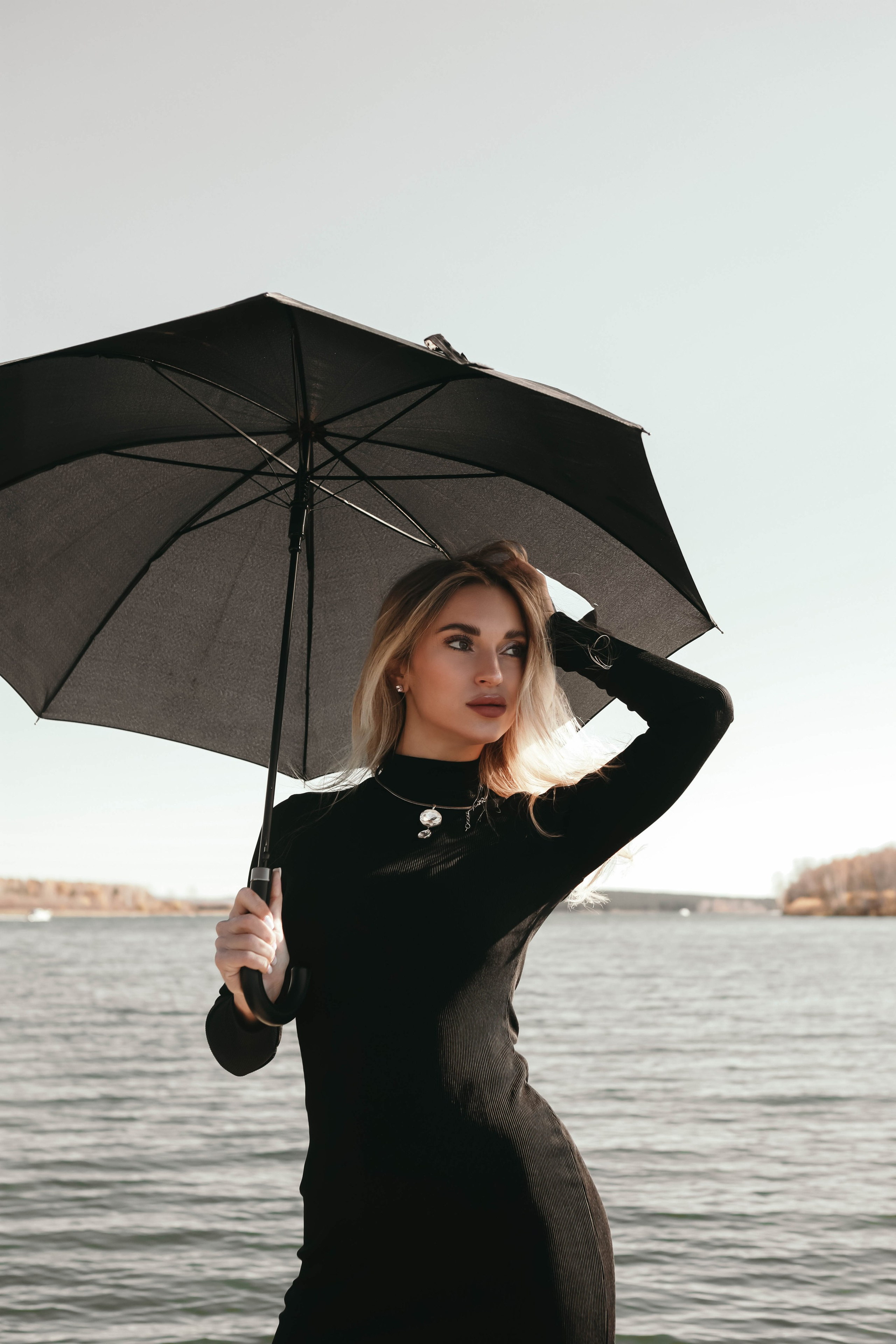 Кристина с зонтом. Фотограф в Иркутске