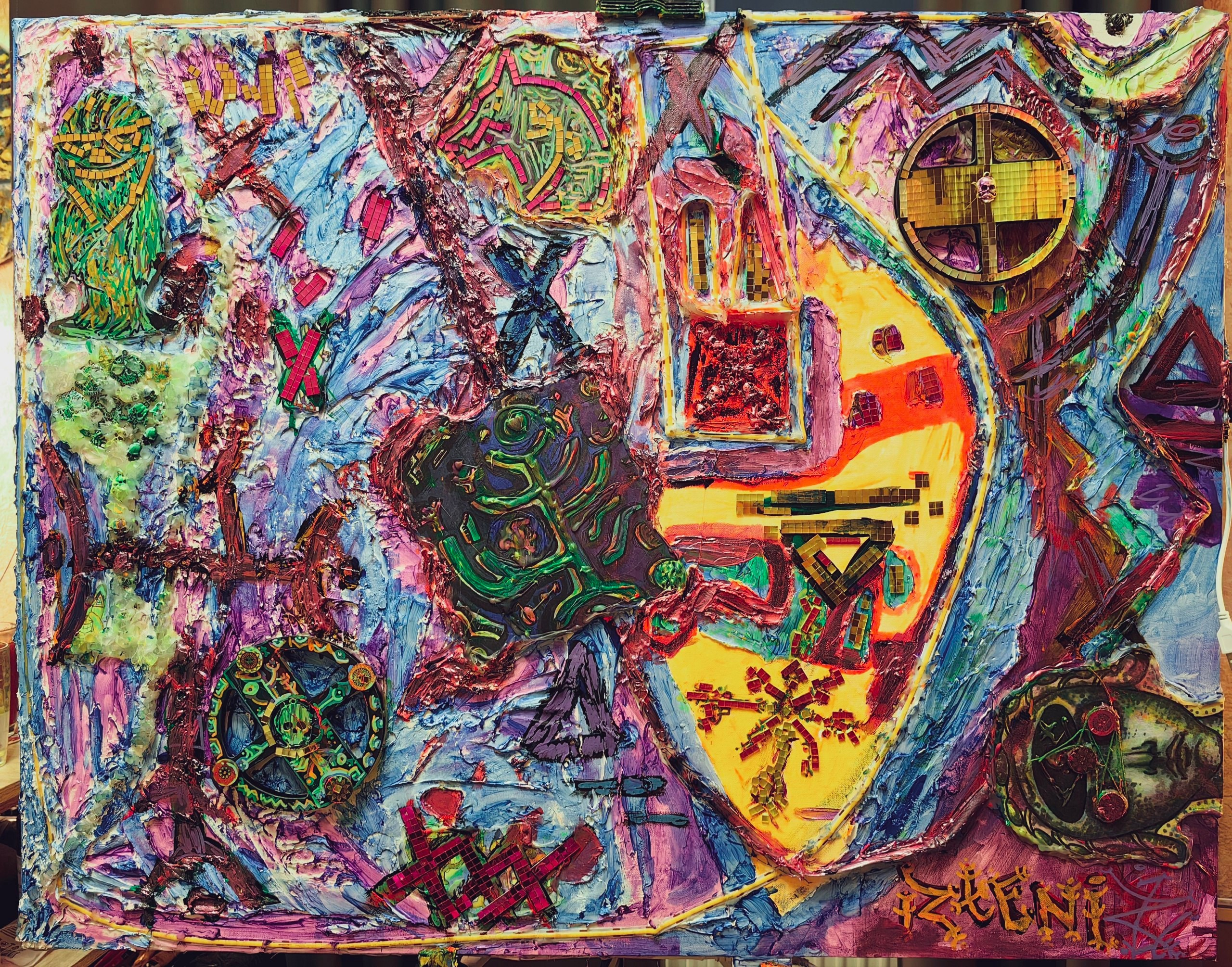 Выставка izteni, купить картину, картина в интерьер, абстракция, флуоресцент, картина с подсветкой, художник, картина в лофт, картина в ресторан, картина в бар, необычные картины, картина акрилом, картина подарок, оригинальный подарок, оригинальная картина, дизайн интерьера картина, izteni, современная живопись, музей картина, подарок на день рождения, подарок на новый год, сюрреализм, смешанная техника, экспериментальная живопись, картина с подсветкой, ультрафиолет картина, современное искусство  