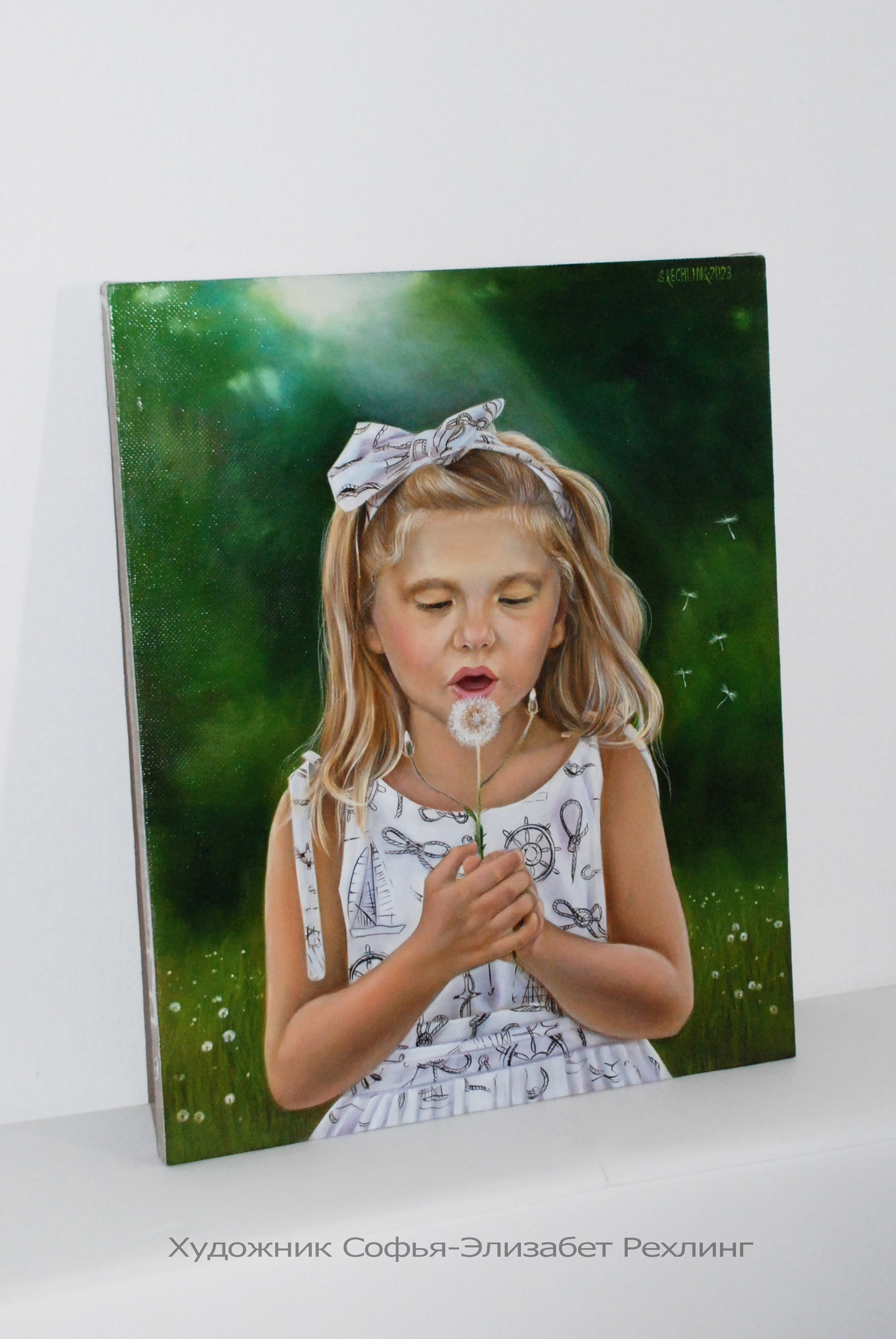 Портрет под разным углом освещения