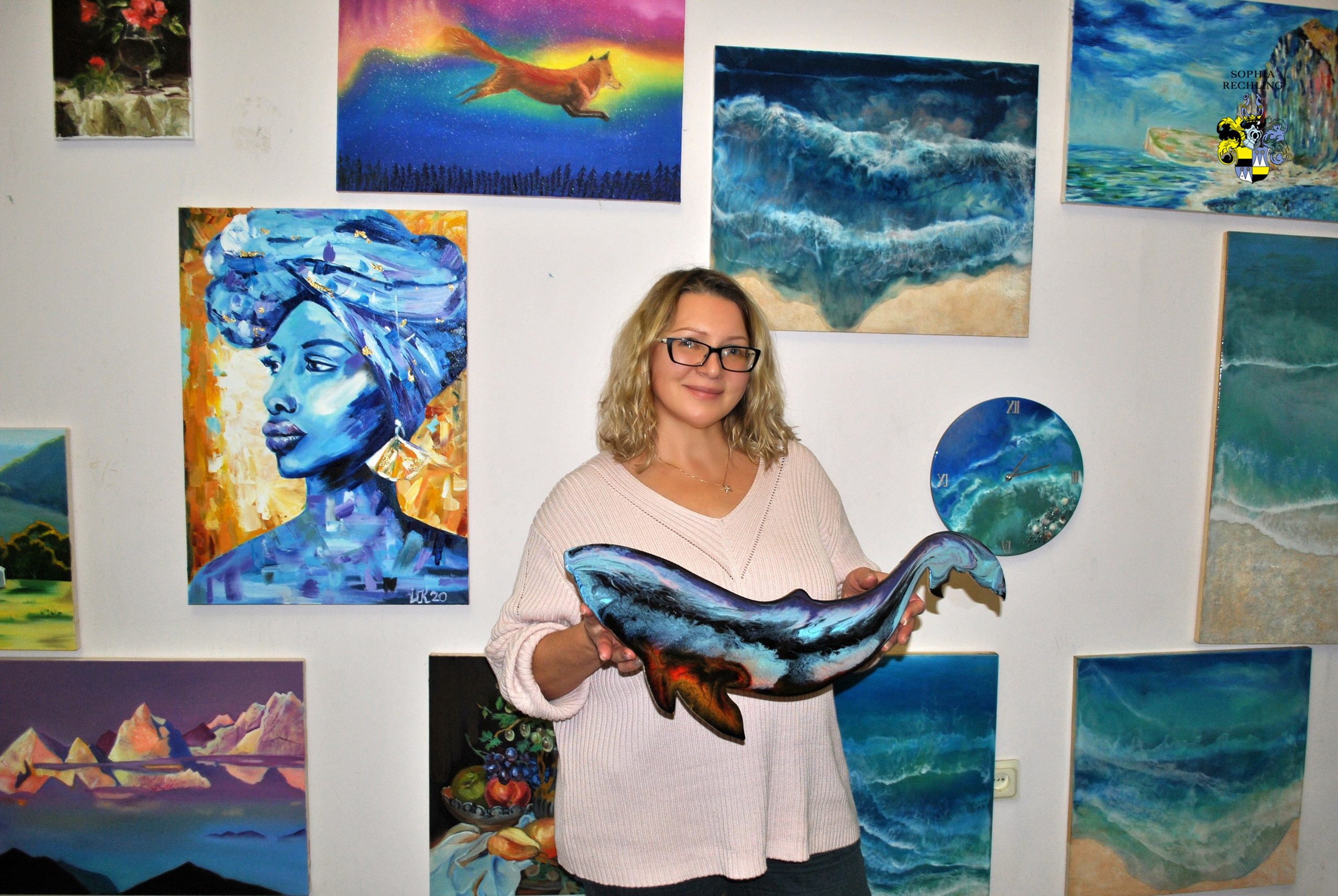 Смола. Картины и портреты на заказ по фотографии. Художник Софья Рехлинг