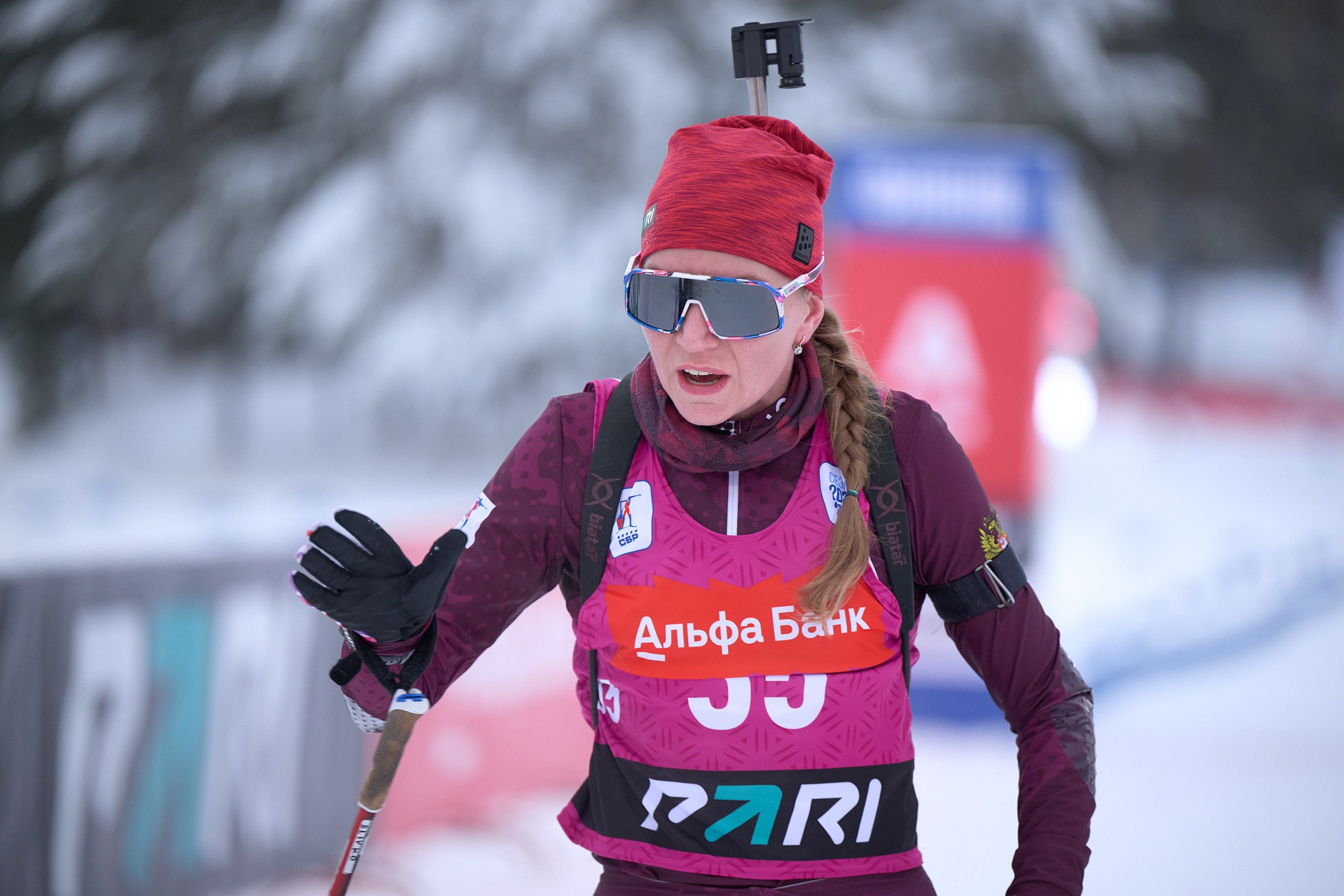 Биатлон. Чемпионат России — 2024/2025, 3-й этап, Ижевск. Ижевская винтовка. Спортивный репортажный фотограф в Ижевске Сергей Мерзляков