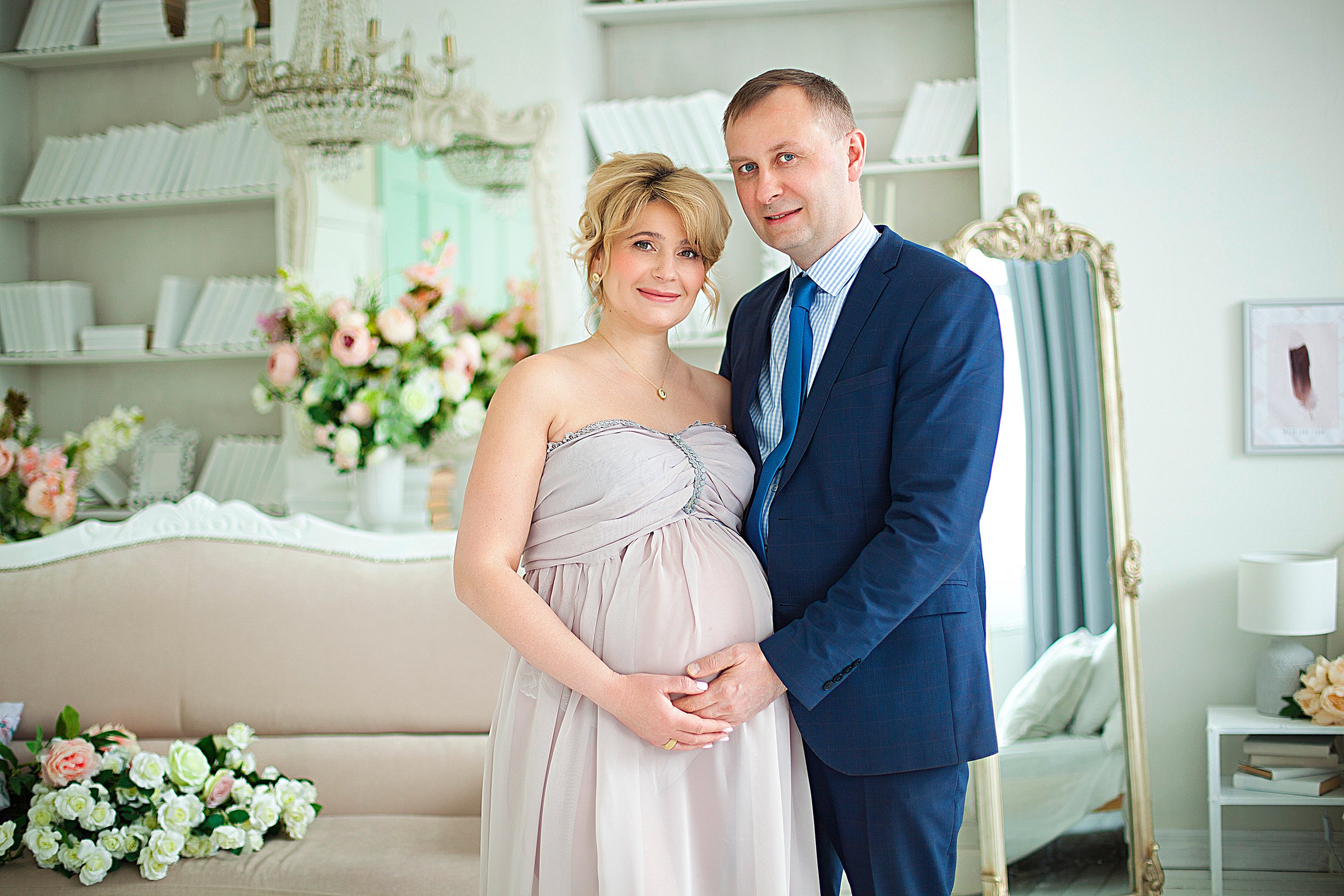 Беременная съемка 26−32 недели. Фотограф новорожденных и детей до года в Новосибирске Ka