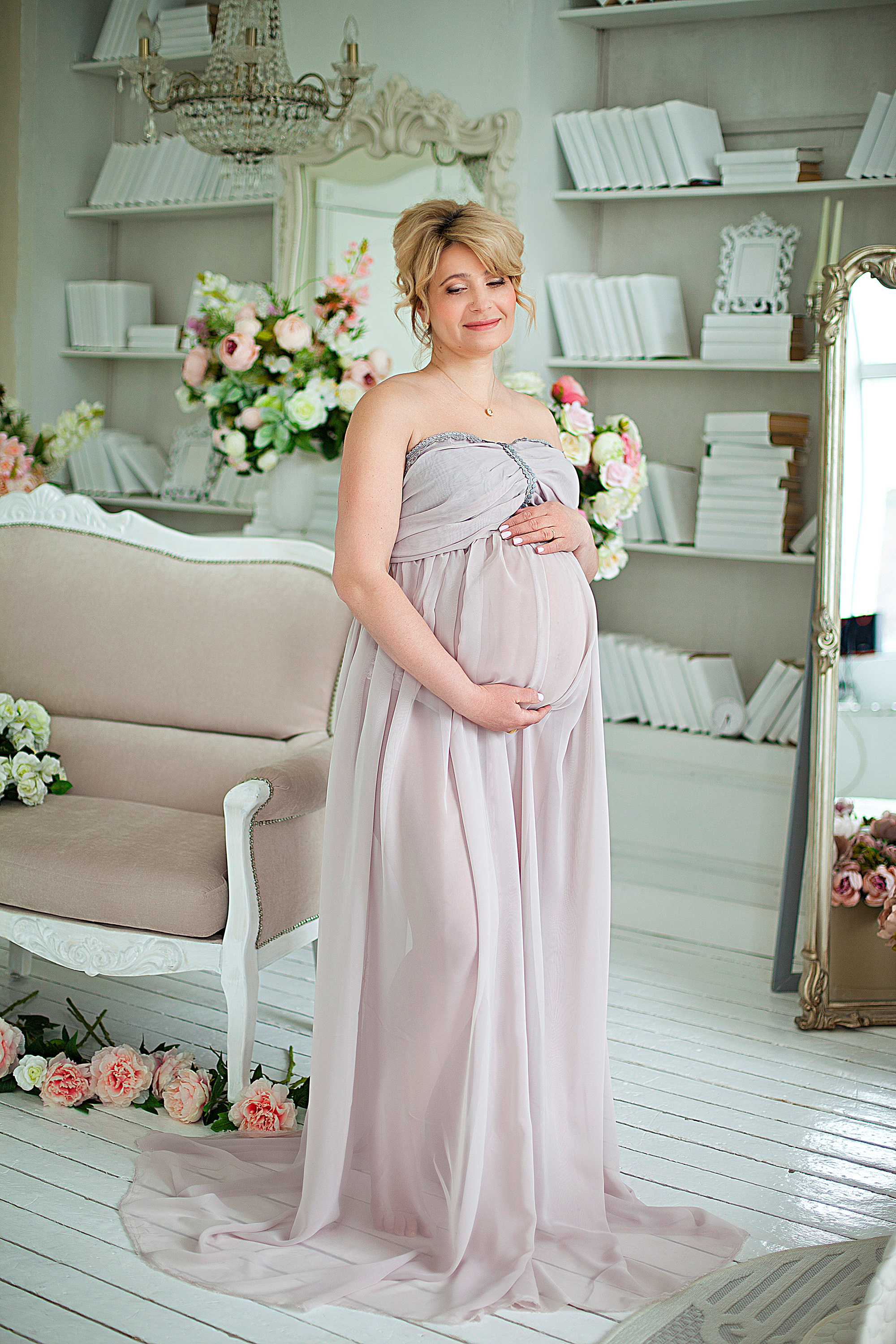 Беременная съемка 26−32 недели. Фотограф новорожденных и детей до года в Новосибирске Ka