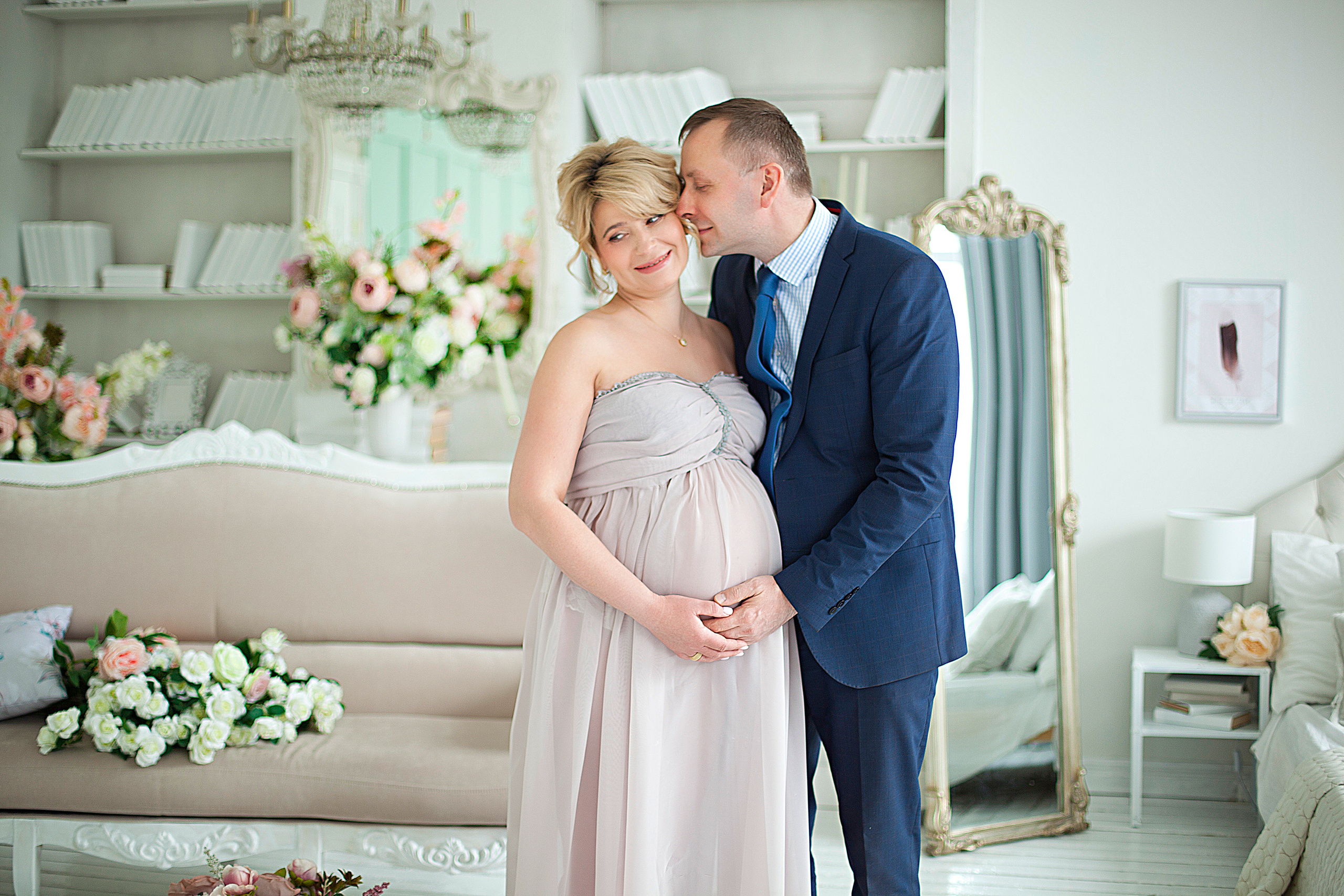 Беременная съемка 26−32 недели. Фотограф новорожденных и детей до года в Новосибирске Ka