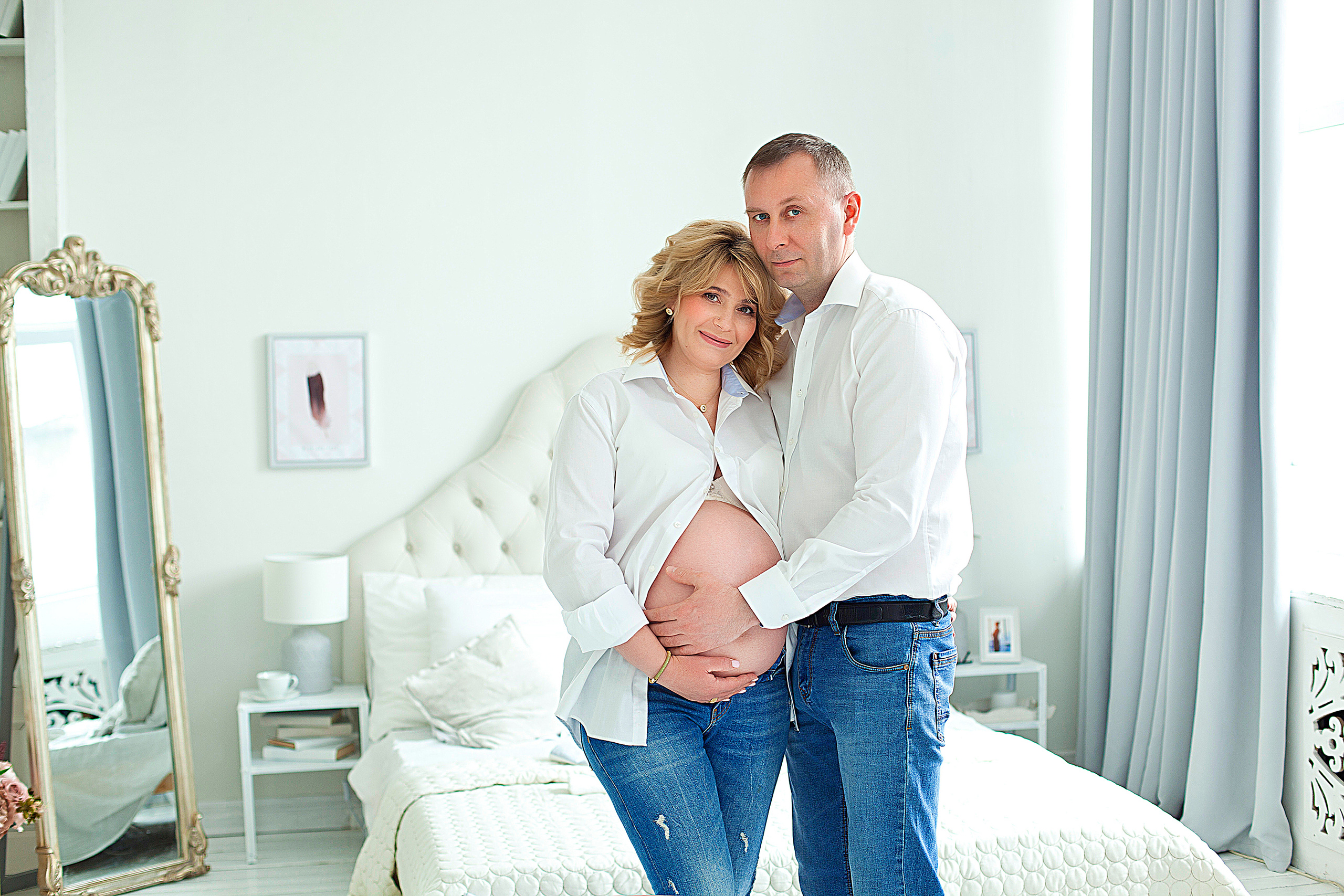 Беременная съемка 26−32 недели. Фотограф новорожденных и детей до года в Новосибирске Ka