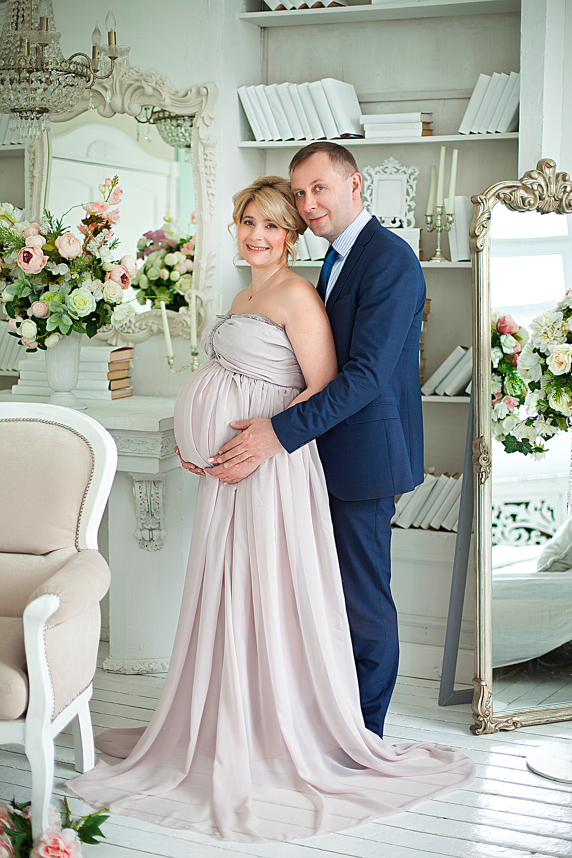 Беременная съемка 26−32 недели. Фотограф новорожденных и детей до года в Новосибирске Ka