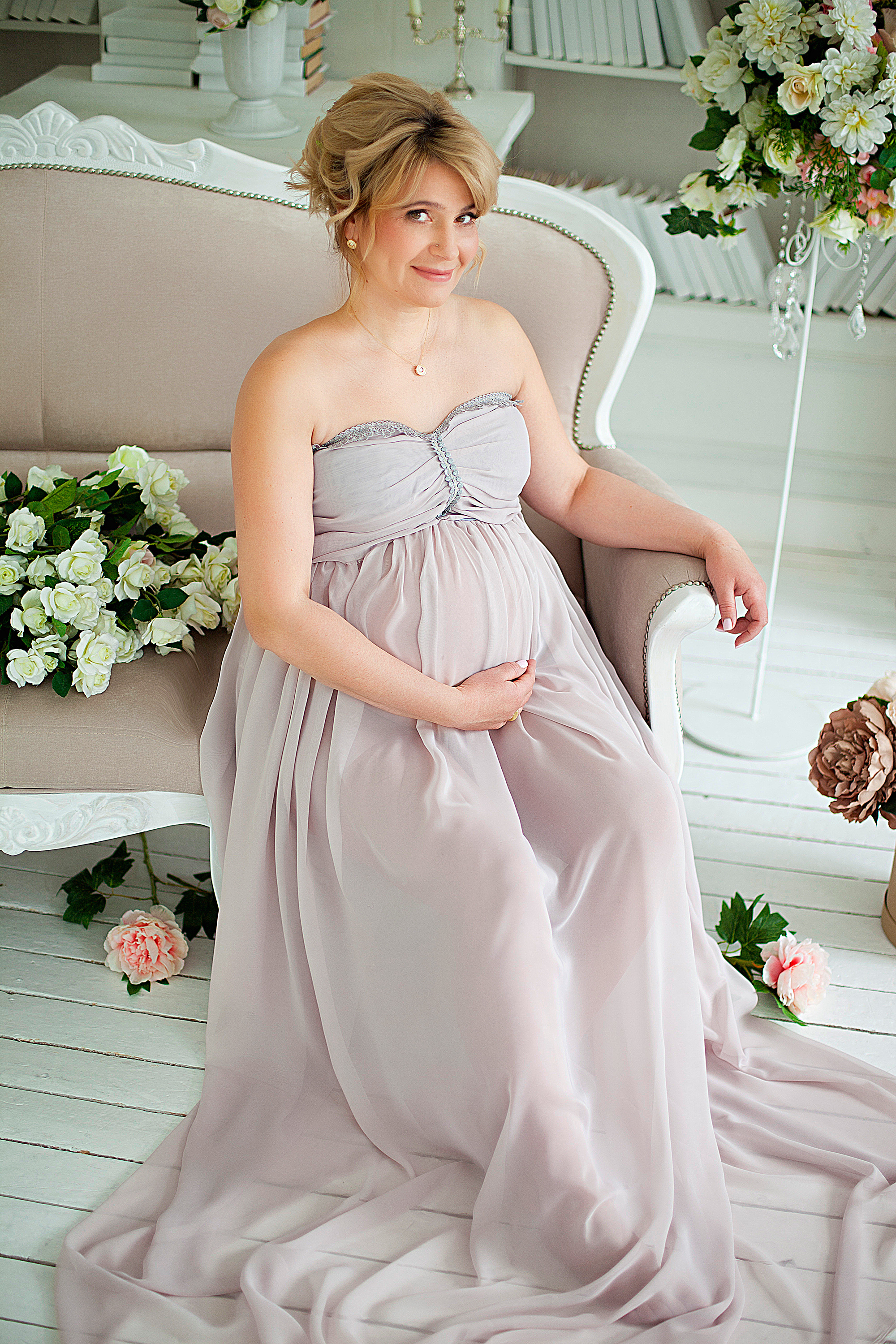 Беременная съемка 26−32 недели. Фотограф новорожденных и детей до года в Новосибирске Ka