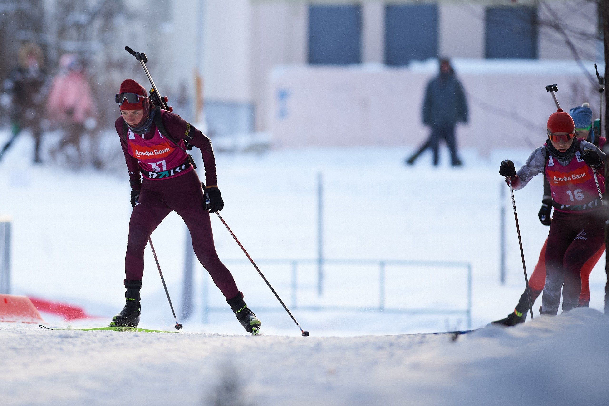 Ижевская Винтовка 55. Спринт. Женщины. Спортивный репортажный фотограф в Ижевске Сергей Мерзляков