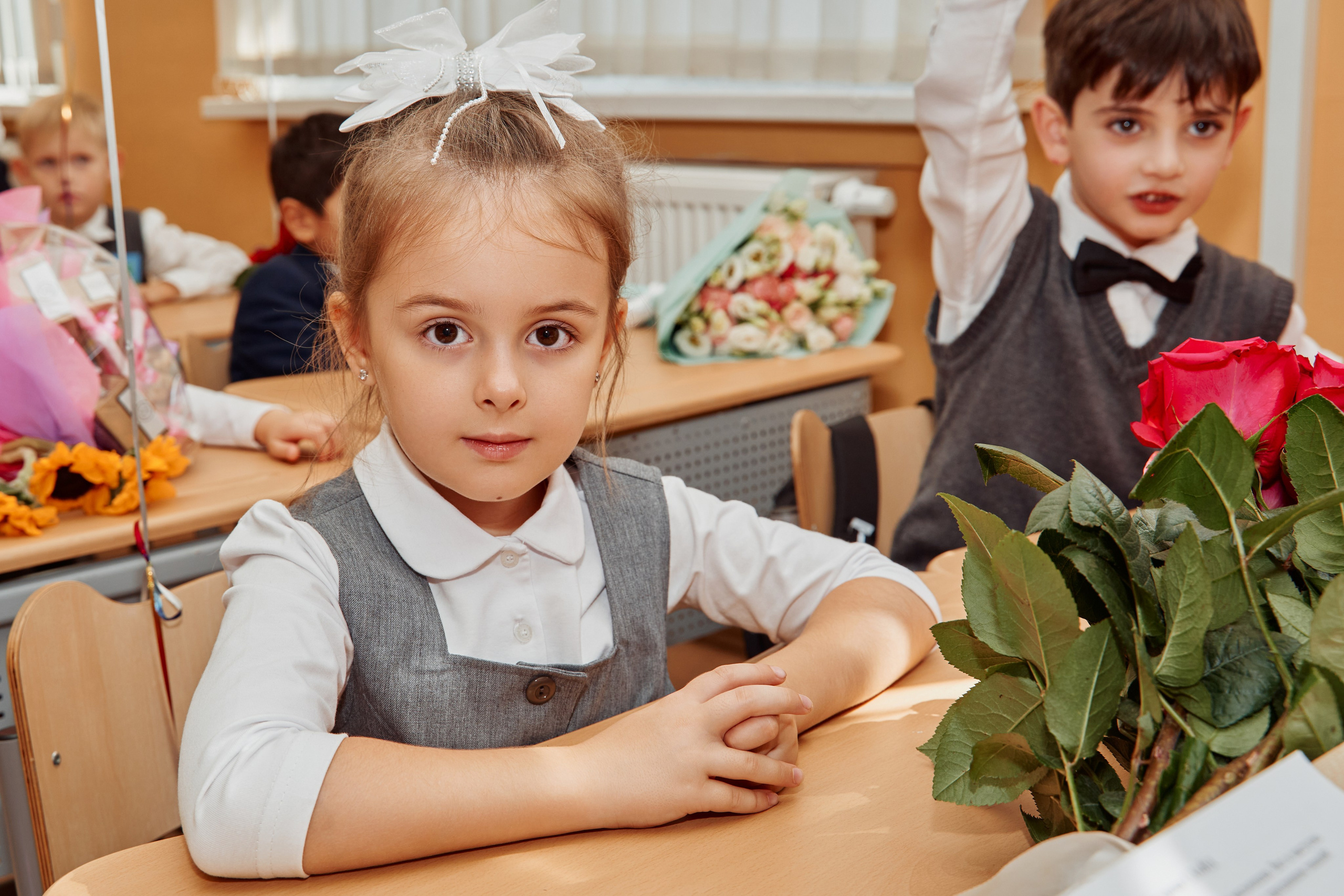 1 сентября 1Ж класс. Фотограф Москва Арина Клокова