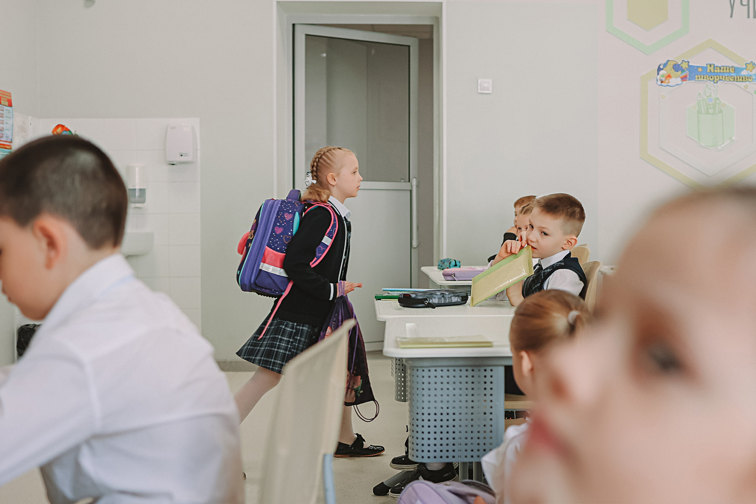 Один день в школе 1 класс. Семейный фотограф Тюмень, фотограф на роды Салмина Мария
