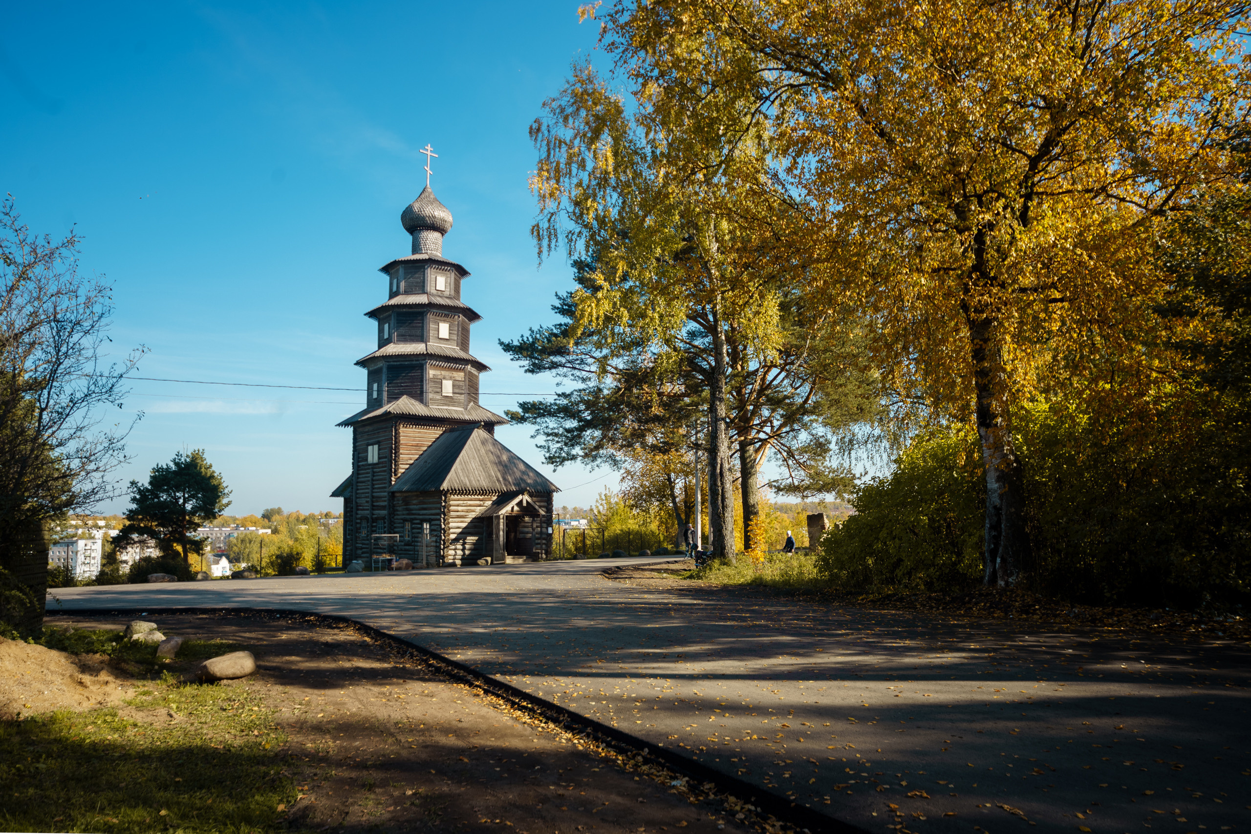 Деревянная церковь Тихвинской иконы Божией Матери