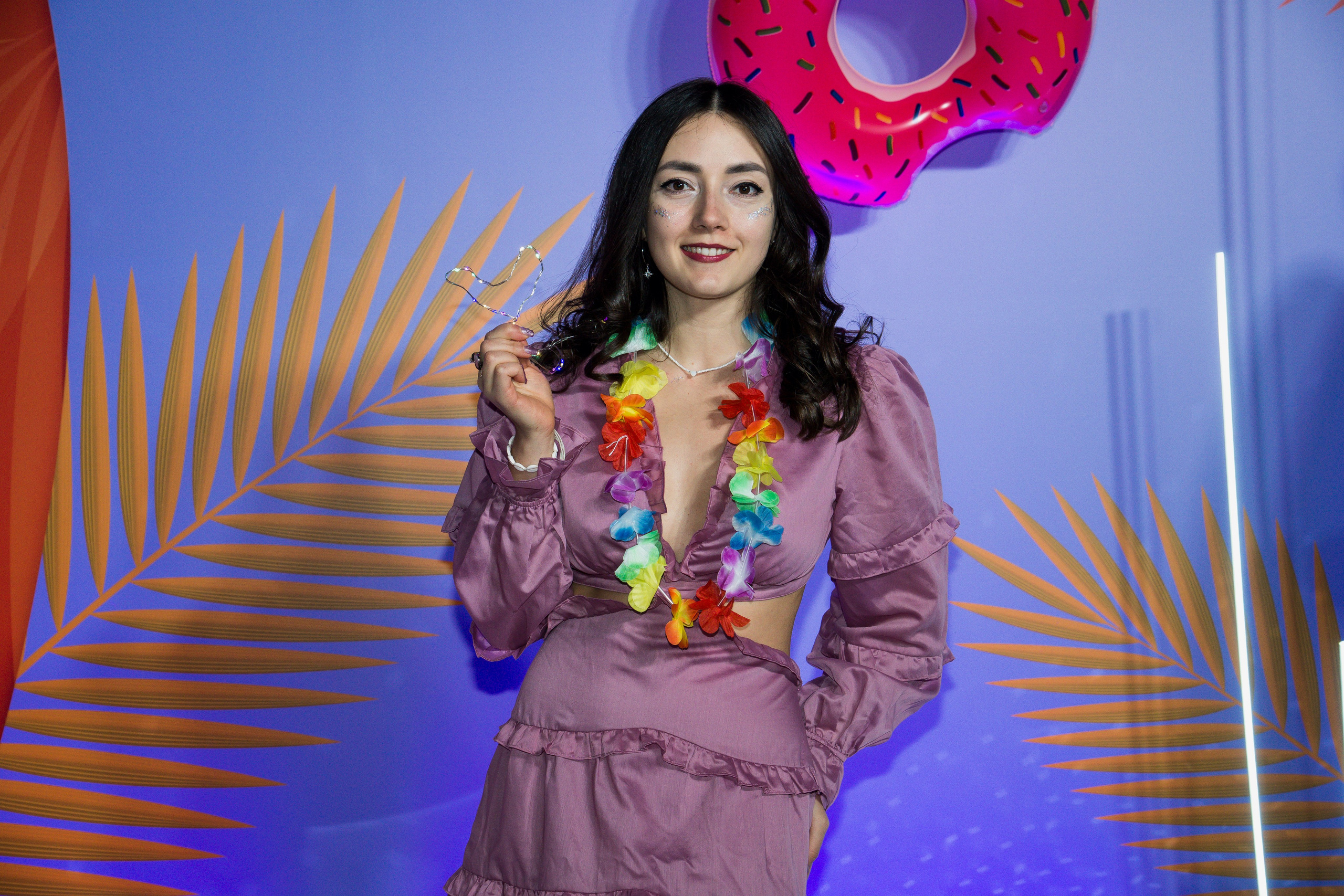 МТС корпоратив Гавайская вечеринка. Фотограф