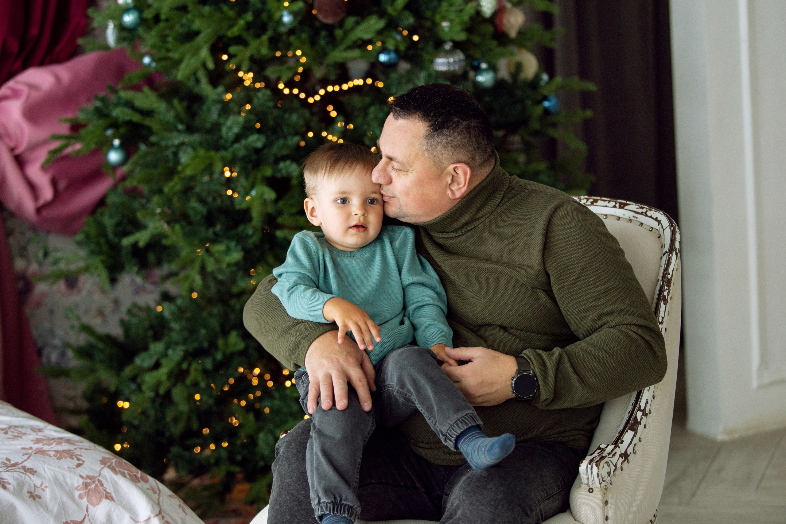 РОМА новогодняя фотосессия. Фотограф новорожденных Оксана Полевская