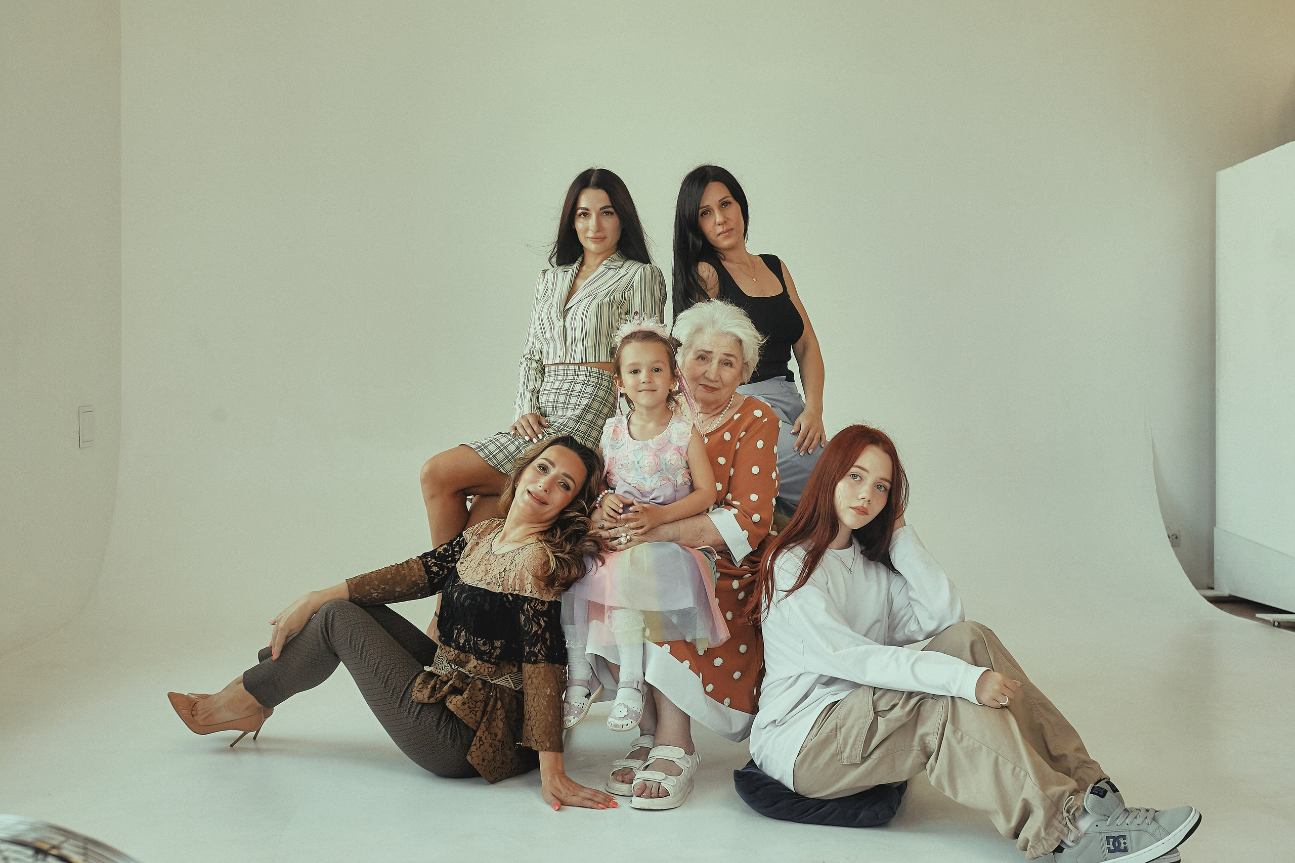 Четыре поколения. Семейный фотограф в Новосибирске Екатерина Сафронова