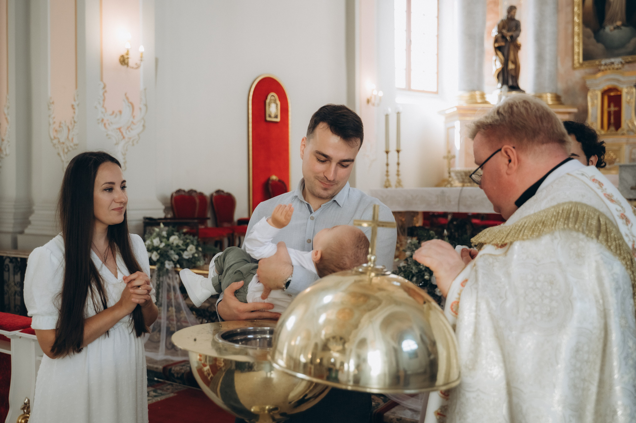 Крещение Александра (Белый Костёл). Семейный фотограф в Минске Дарья Дреко
