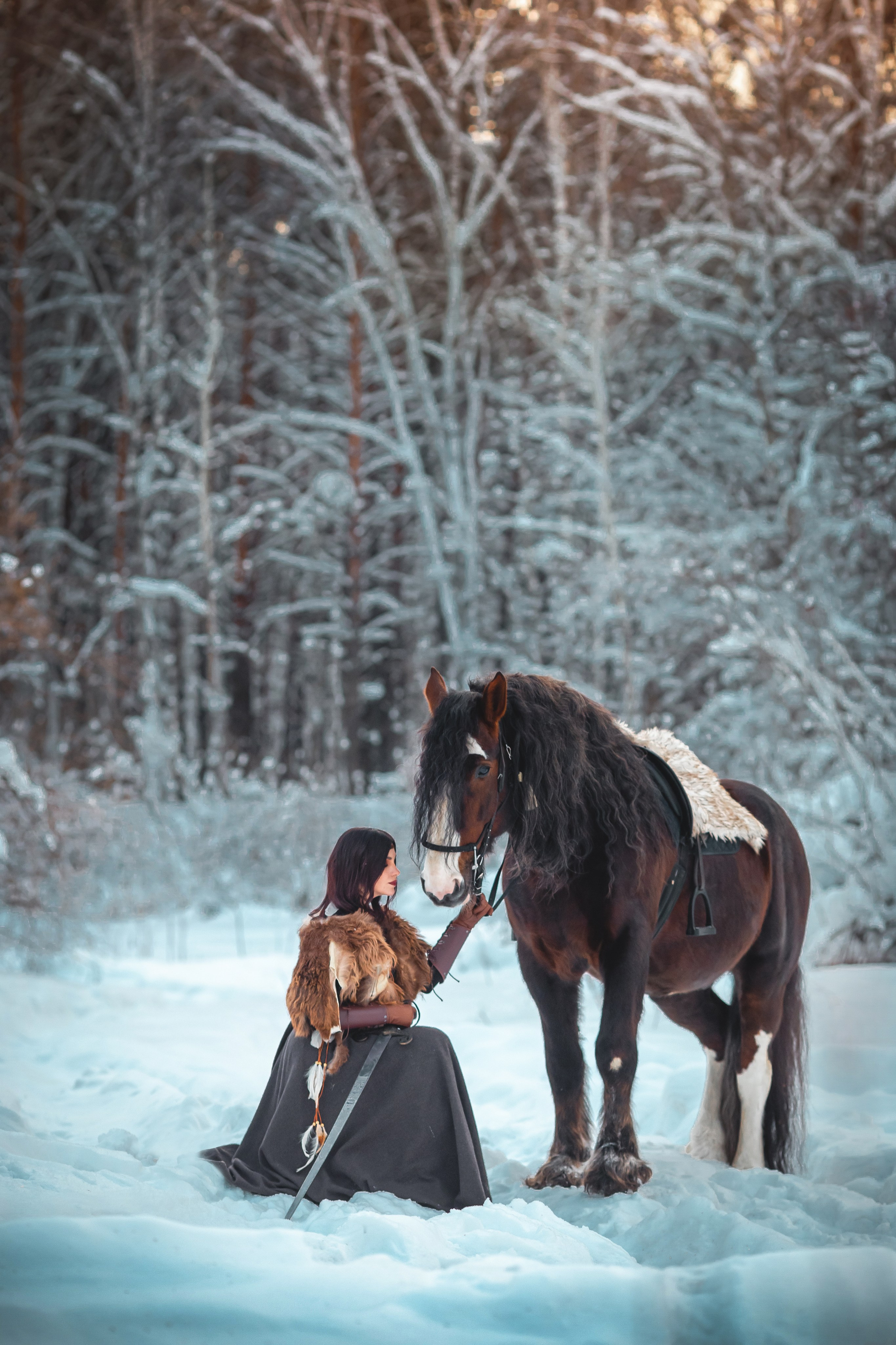 Регина и Малыш. Анна Молчанова конный фотограф в Тюмени | фотосессии с лошадьми Тюмень