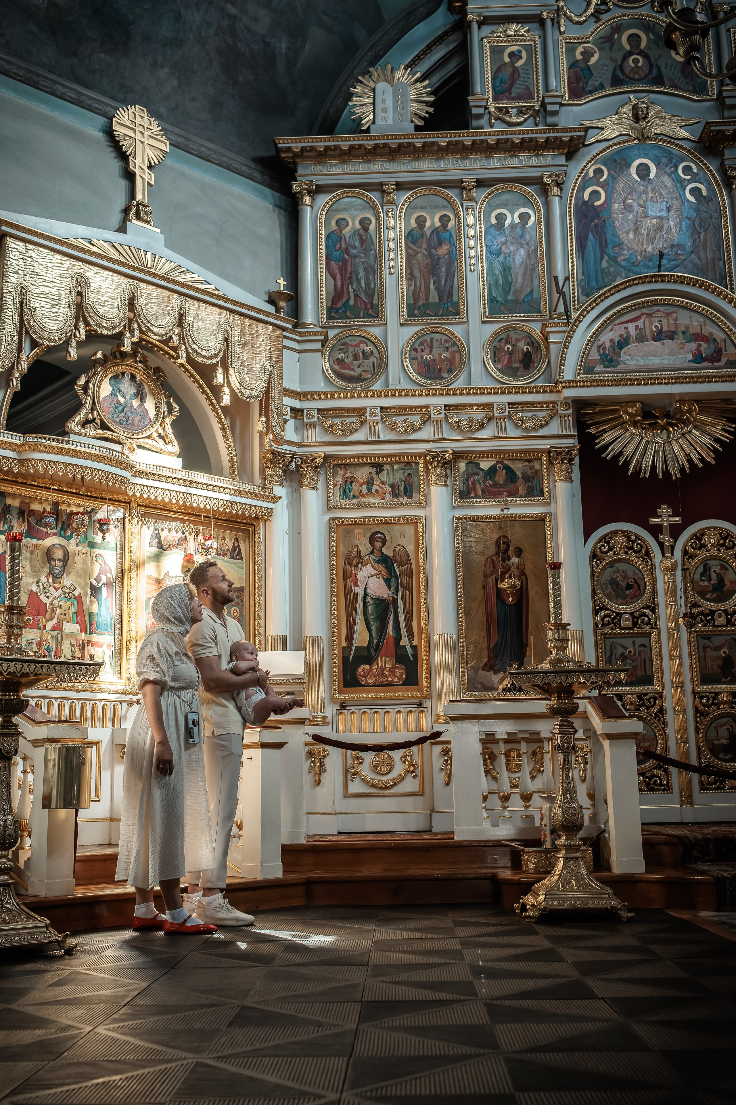 Крещение в Храме Успения Пресвятой Богородицы в Косино. Профессиональный фотограф в Москве и Мо Мария Шантарёва