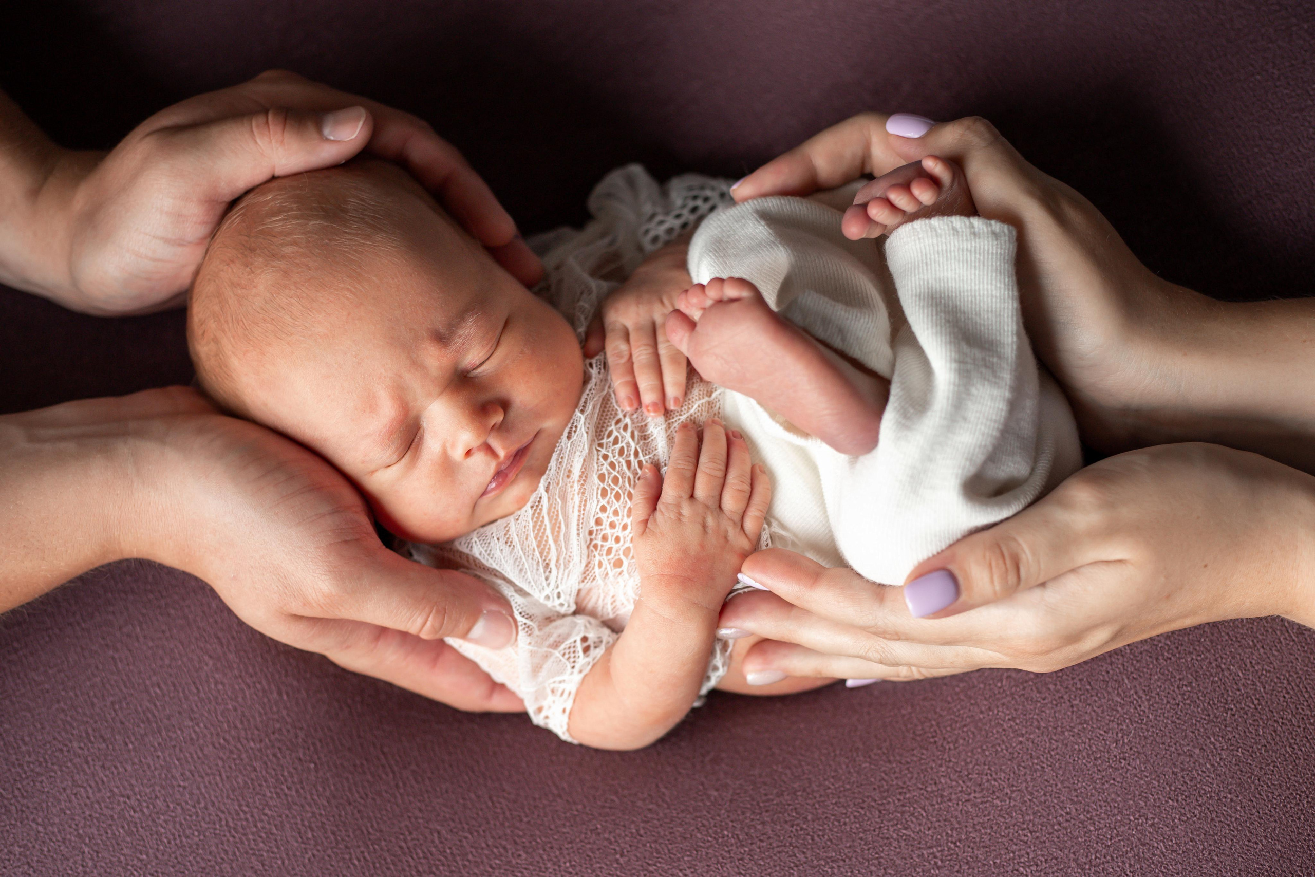 Новорожденные. Детский фотограф в Москве и Московской области
