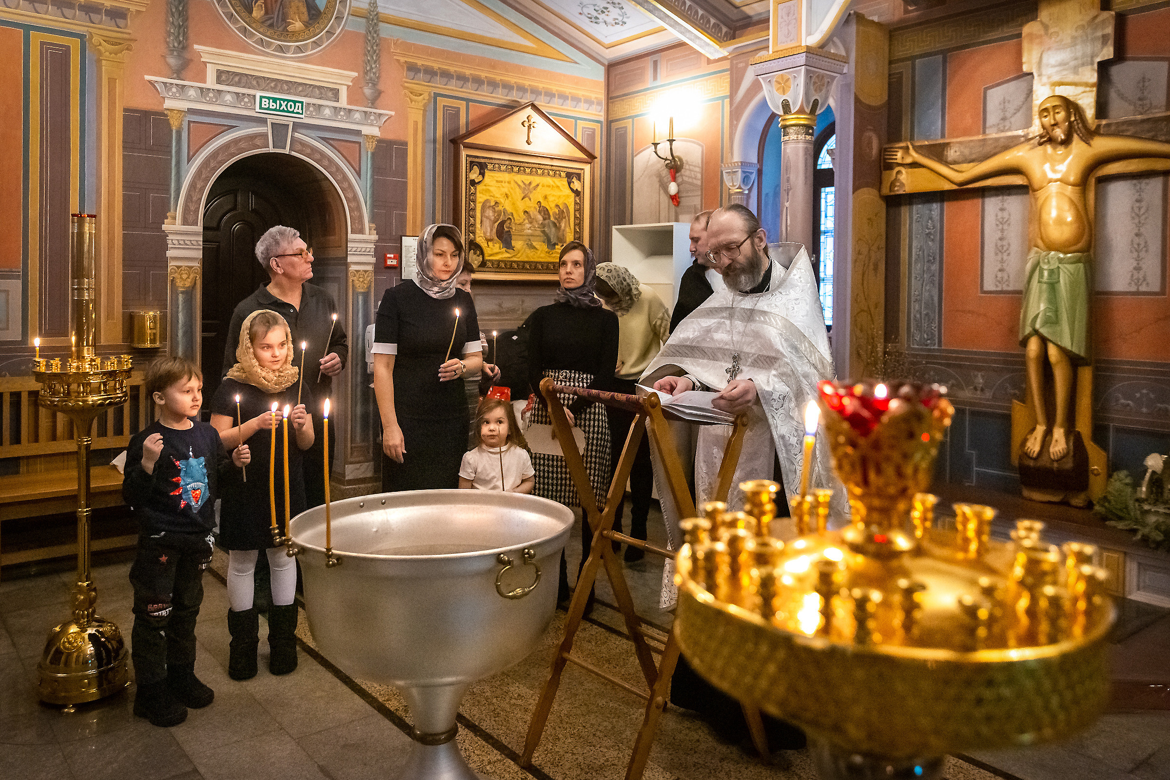 Крещение. Свадебные фотографы в Москве: Денис и Елена Пройдовы