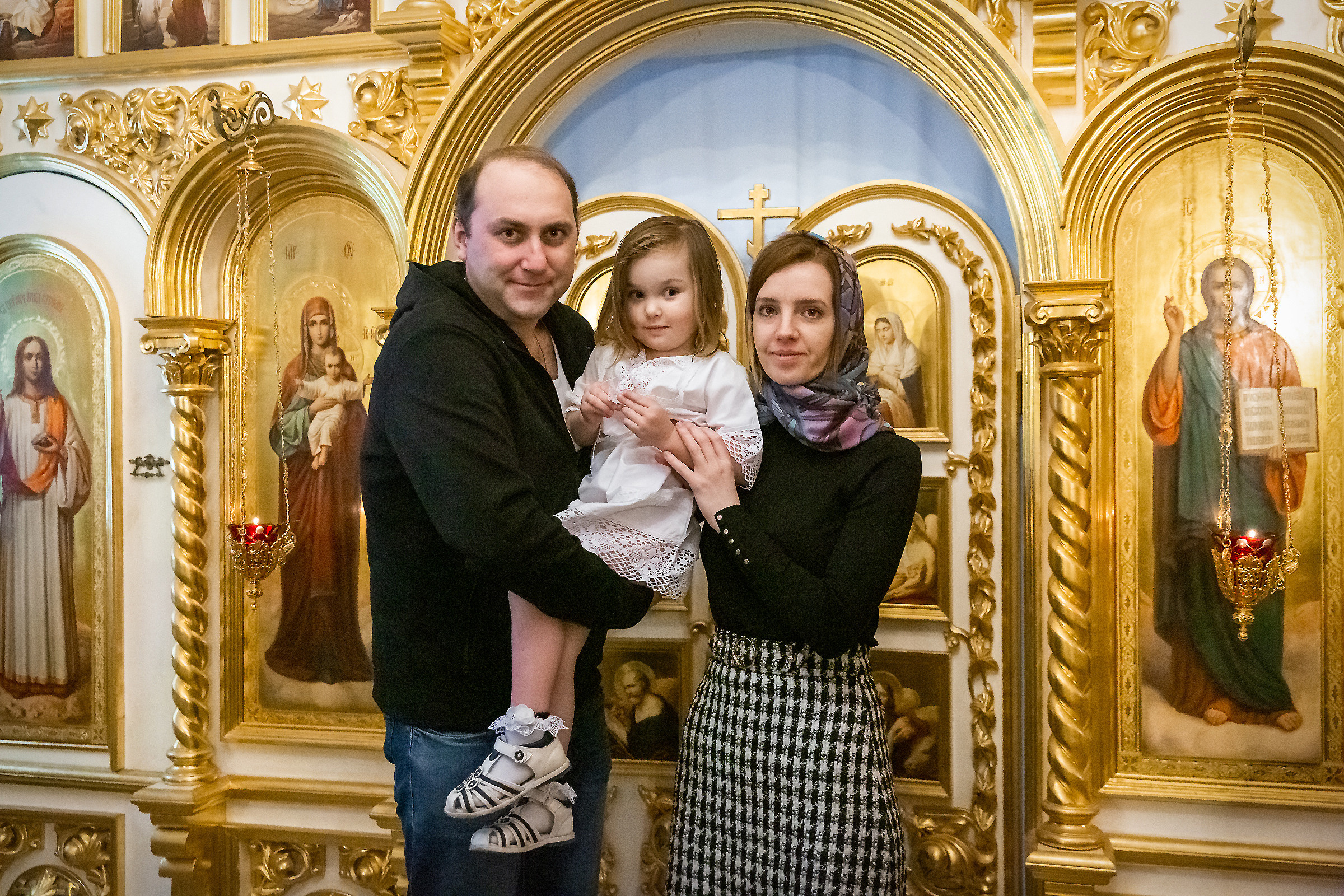 Крещение. Свадебные фотографы в Москве: Денис и Елена Пройдовы