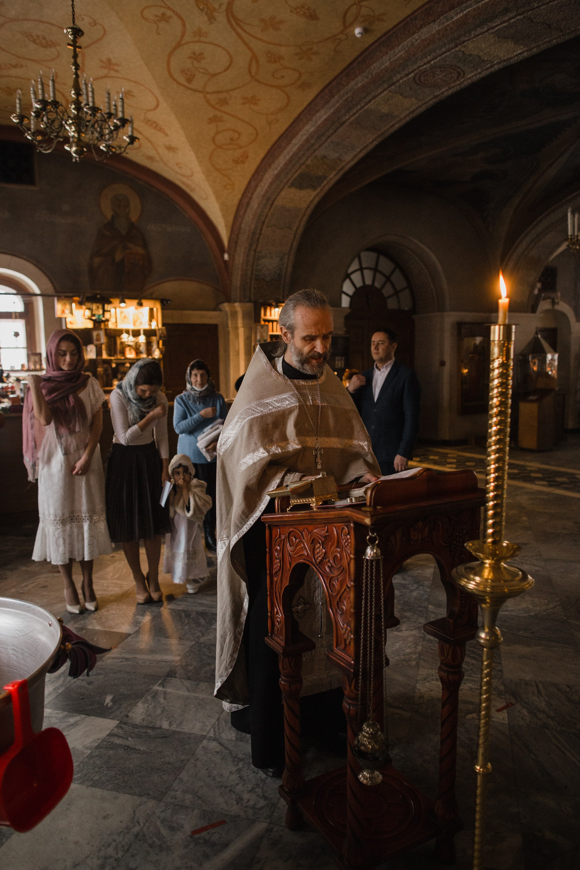 Крещение. Репортажный и свадебный фотограф в Москве Лена Таращенко