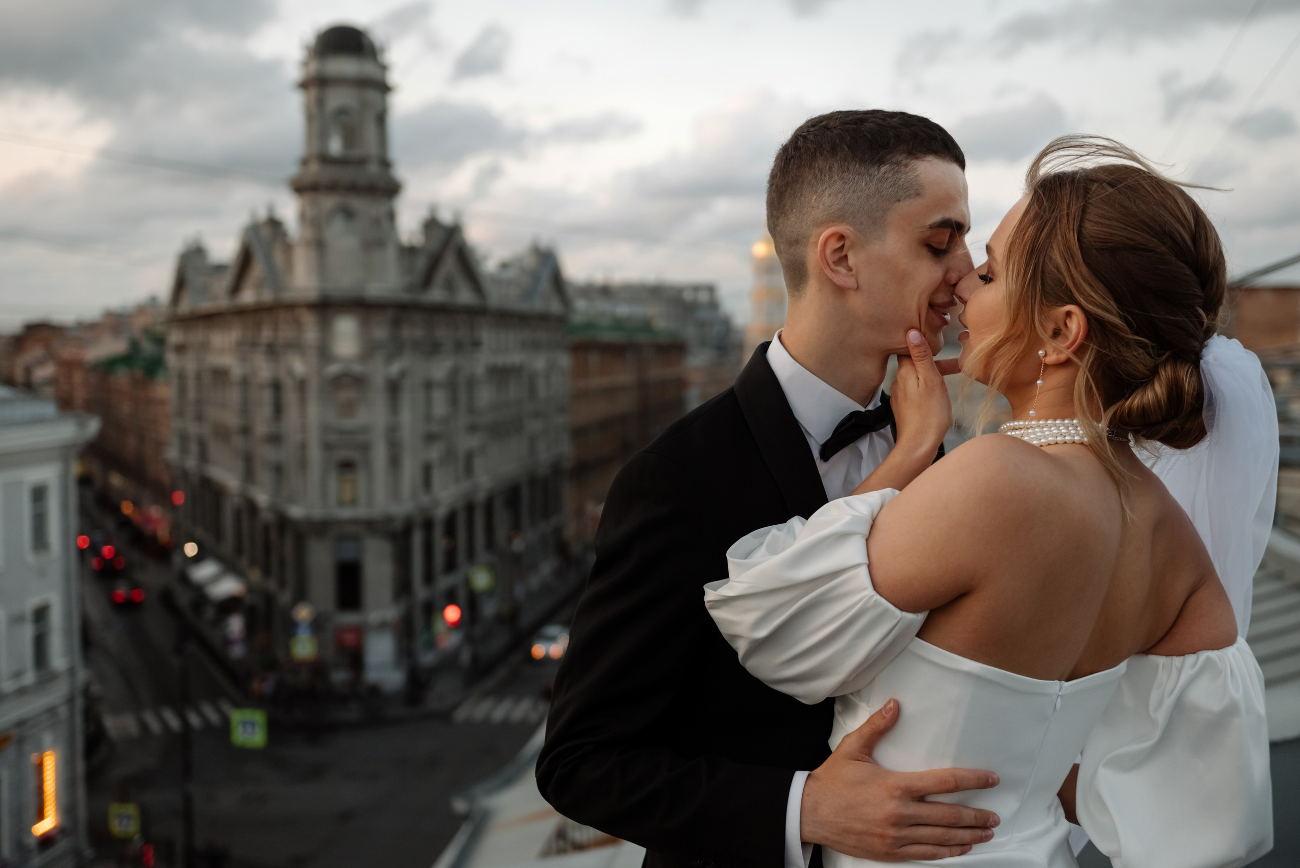 Любовь на крыше. Свадебный и сеейный фотограф в Санкт-Петербурге Елена Худякова