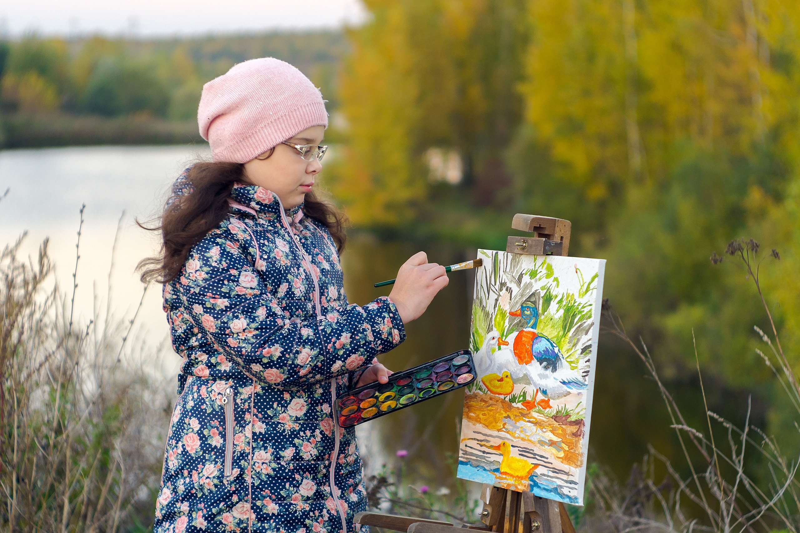 Творческая портретная съемка «Пейзажисты в Басово-Прудном» Sony a6000+Гелиос40). Фотограф в Туле Крупский АнДРей. Фотостудия «КАДР71» в Туле