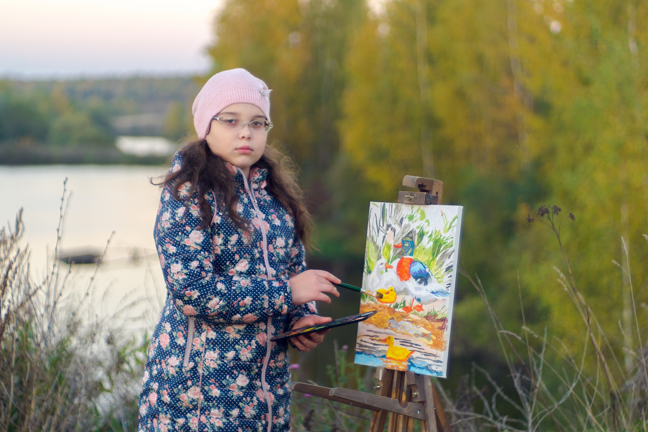 Творческая портретная съемка «Пейзажисты в Басово-Прудном» Sony a6000+Гелиос40). Фотограф в Туле Крупский АнДРей. Фотостудия «КАДР71» в Туле