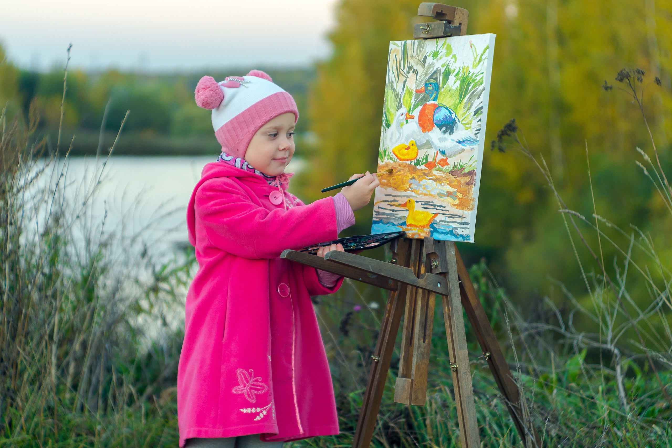 Творческая портретная съемка «Пейзажисты в Басово-Прудном» Sony a6000+Гелиос40). Фотограф в Туле Крупский АнДРей. Фотостудия «КАДР71» в Туле