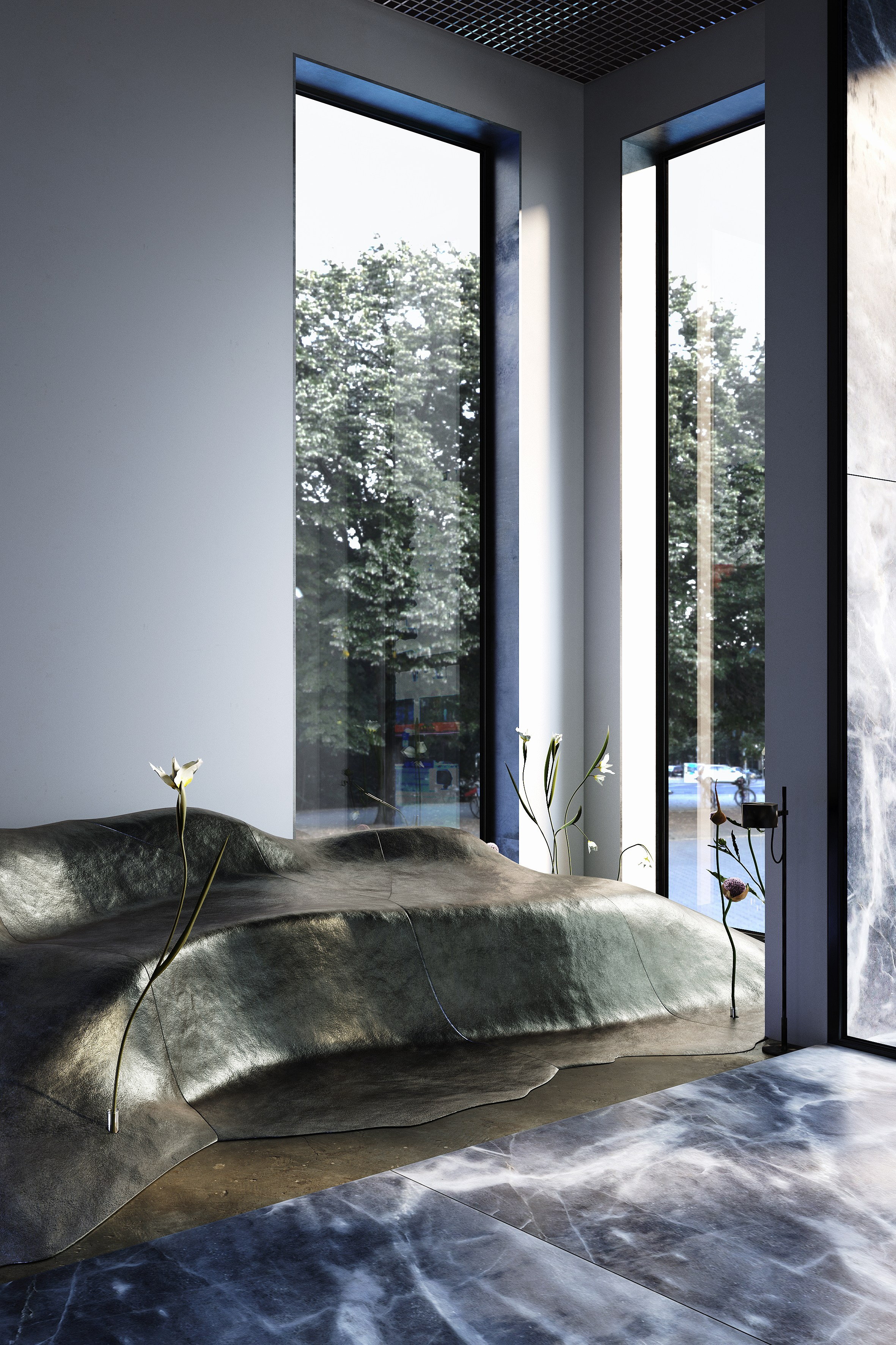 PARIS FLOWER BOUTIQUE. VALERIA GORNOSTAEVA. DESIGN AND VISUALIZATION