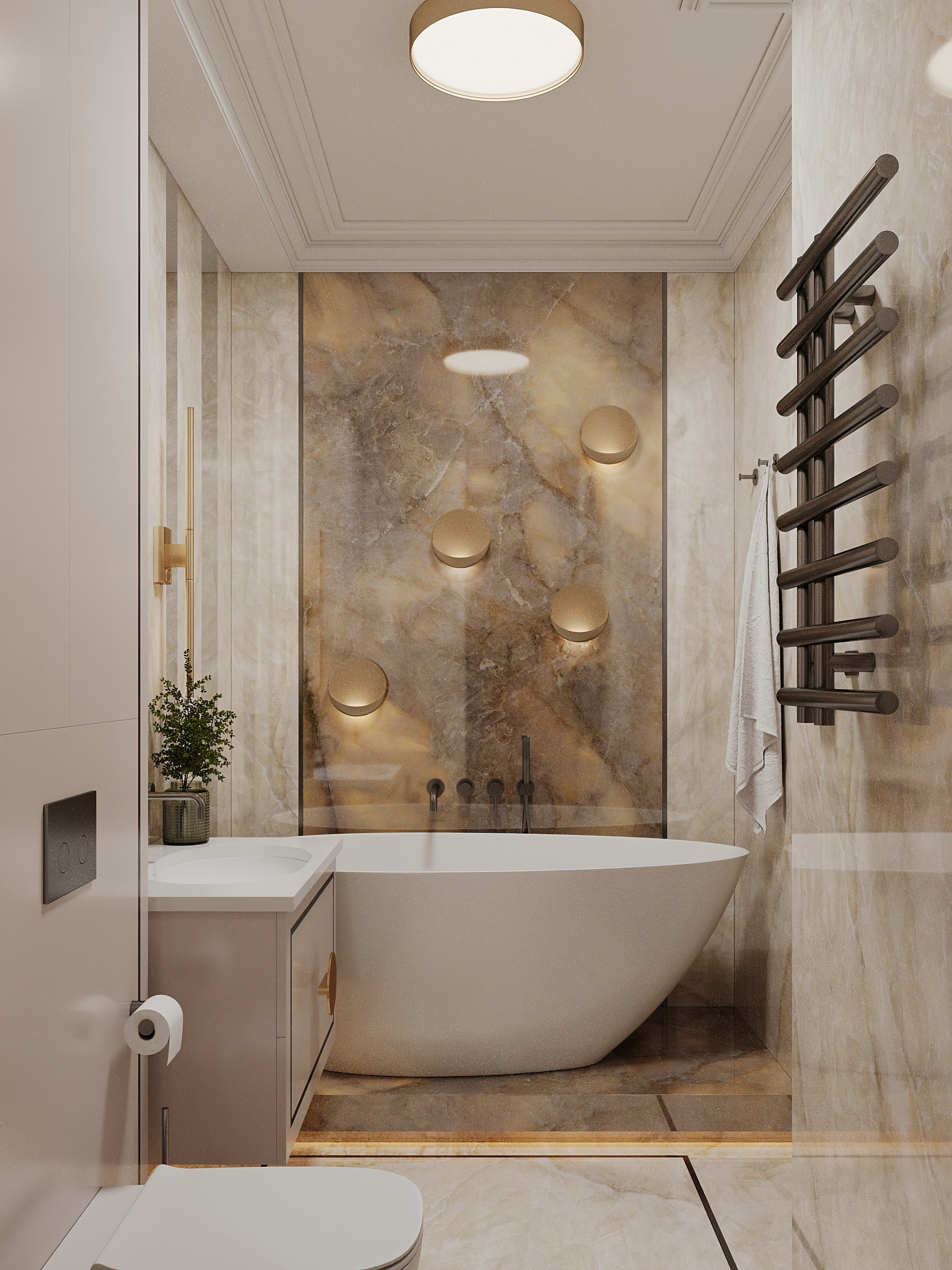 ЖК Павелецкая сити. Дизайн интерьера в Москве