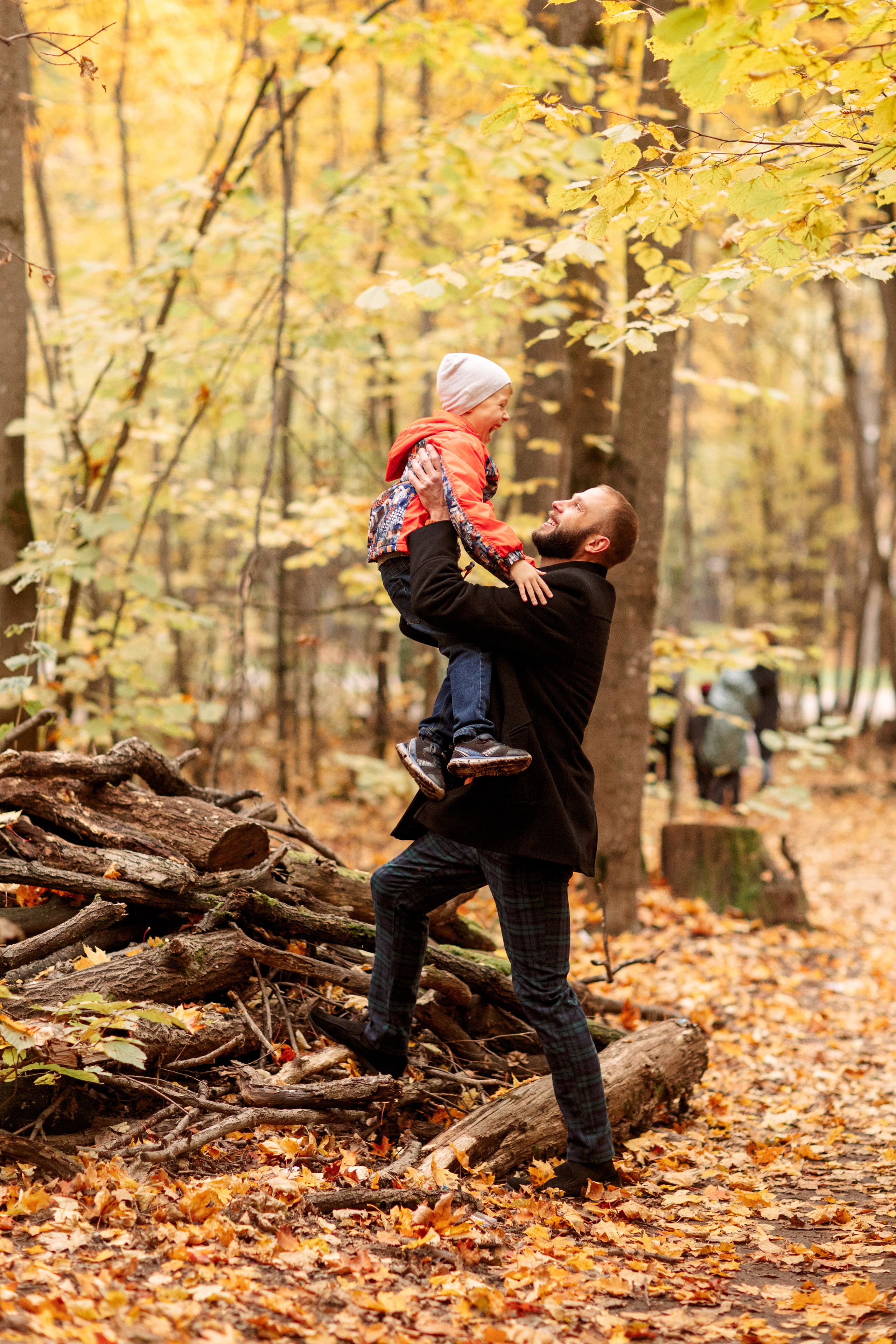 Осенняя фотосессия на Олимпийской аллее. Семейный и детский фотограф в Пензе Анна Михайлова