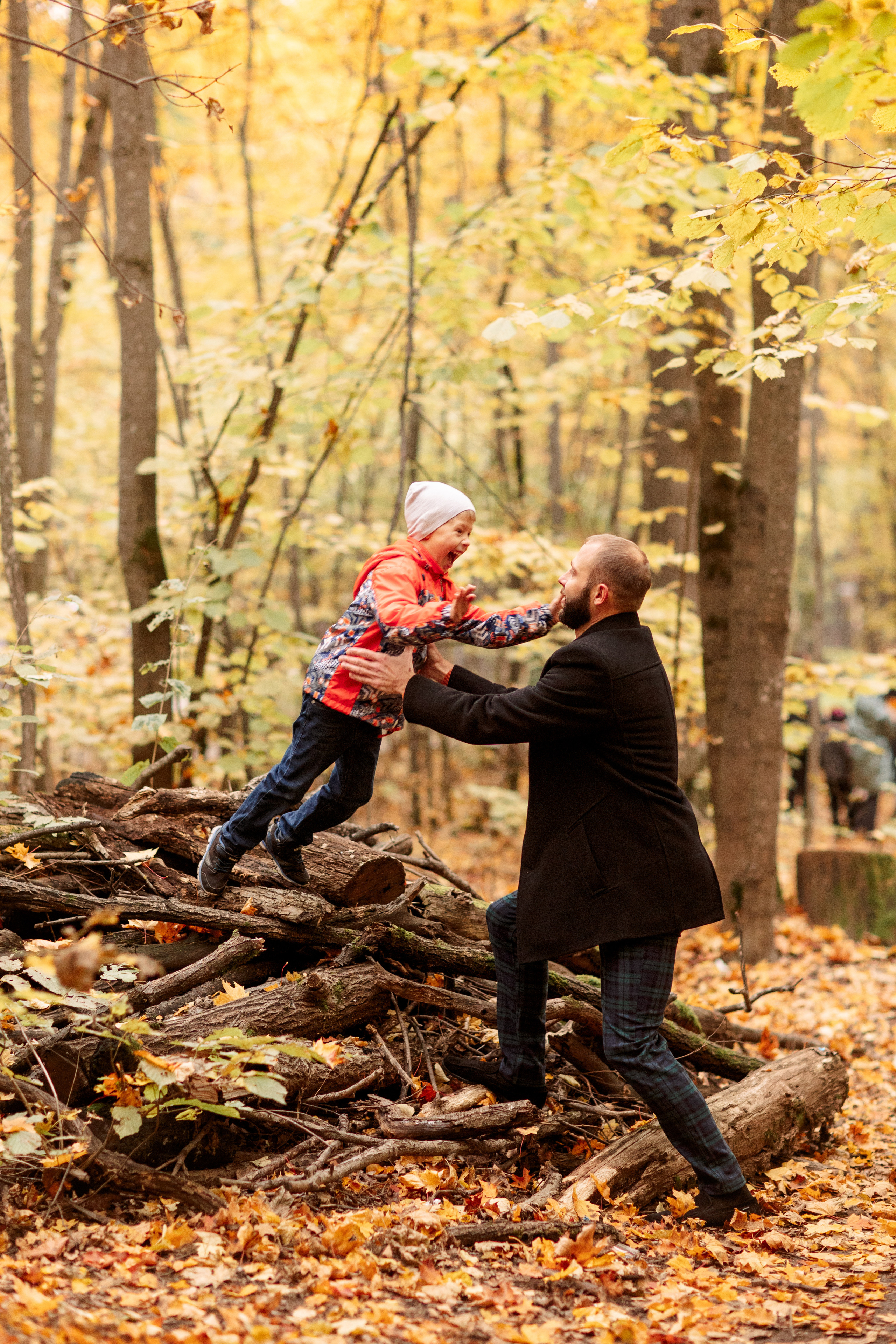 Осенняя фотосессия на Олимпийской аллее. Семейный и детский фотограф в Пензе Анна Михайлова