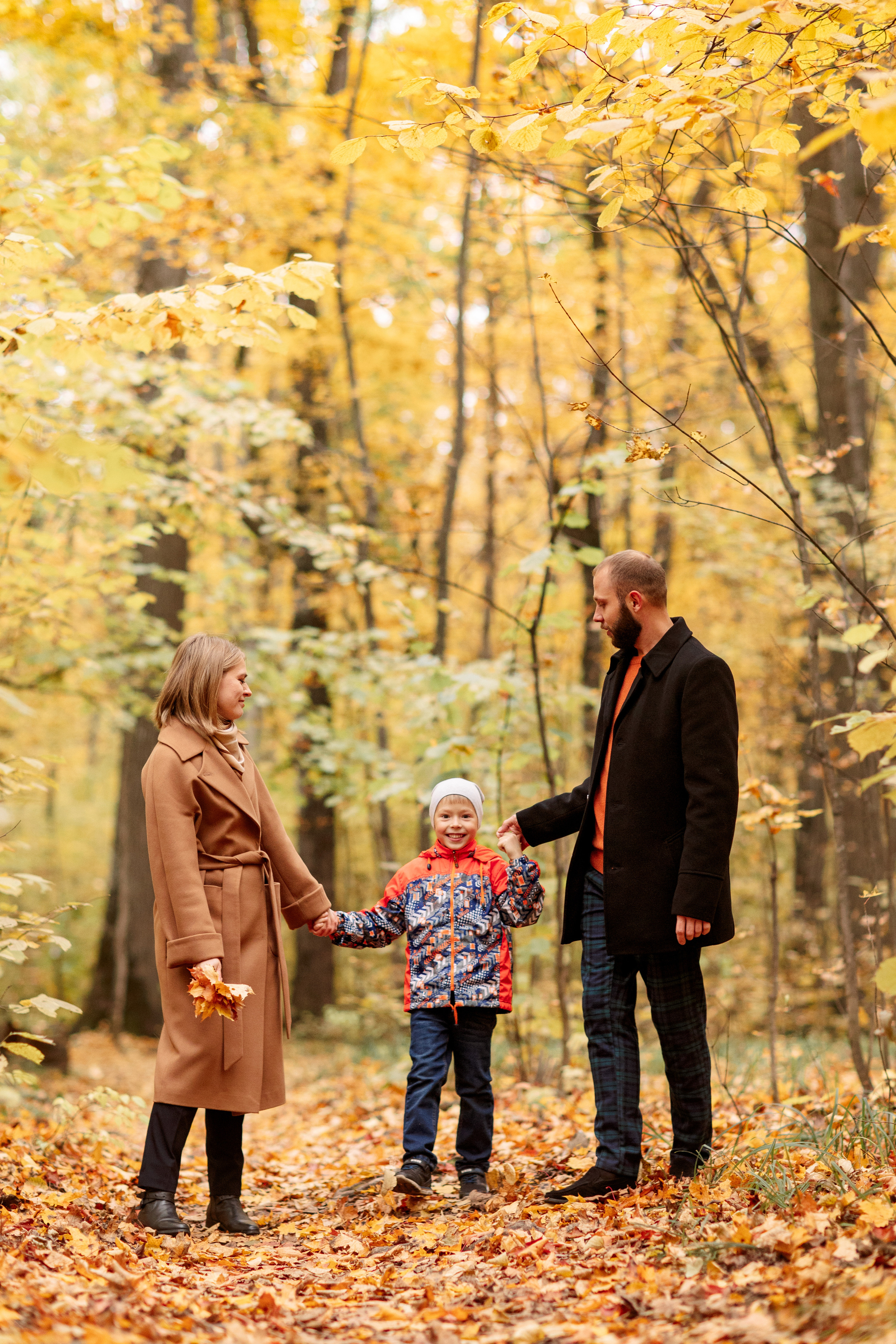 Осенняя фотосессия на Олимпийской аллее. Семейный и детский фотограф в Пензе Анна Михайлова
