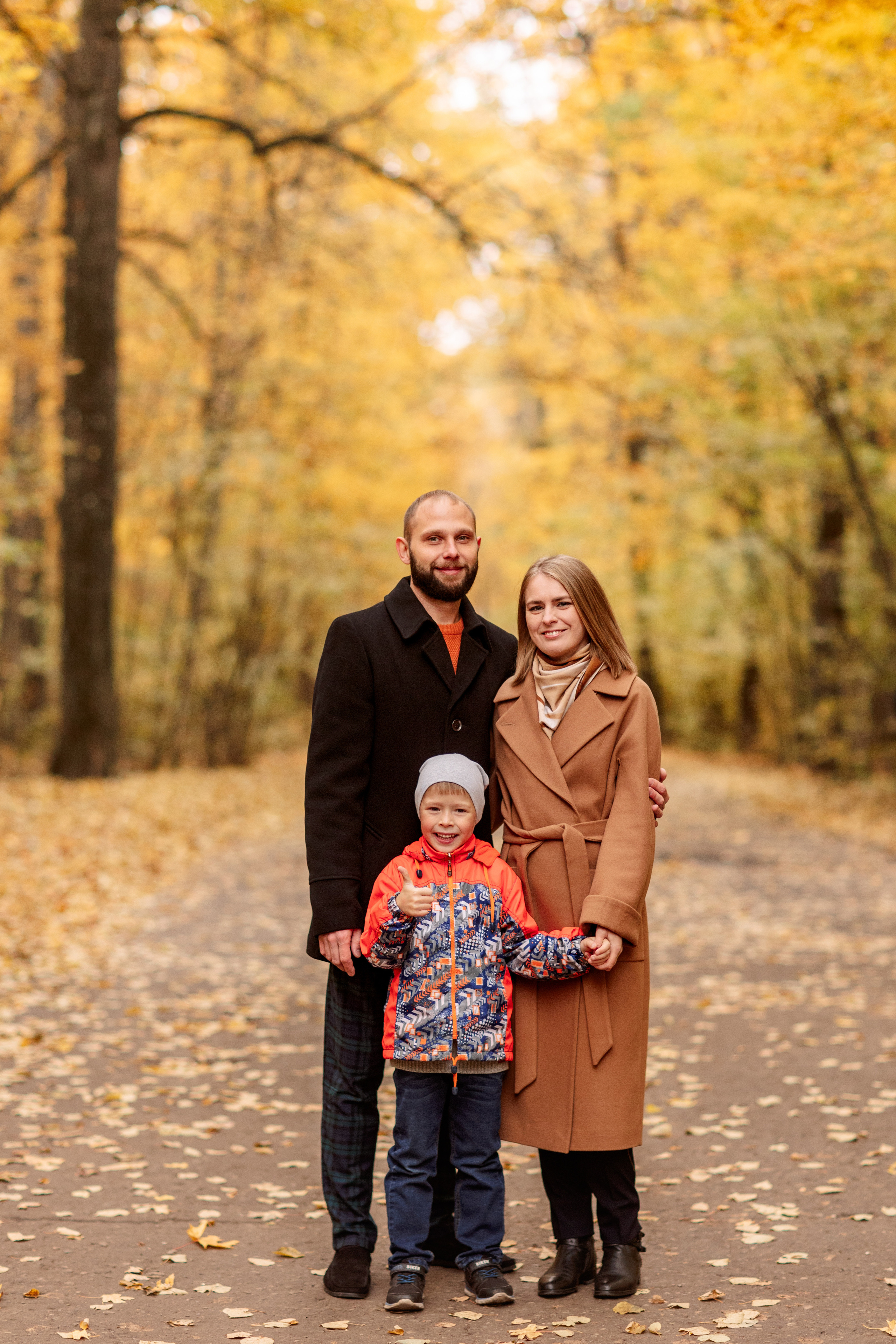 Осенняя фотосессия на Олимпийской аллее. Семейный и детский фотограф в Пензе Анна Михайлова