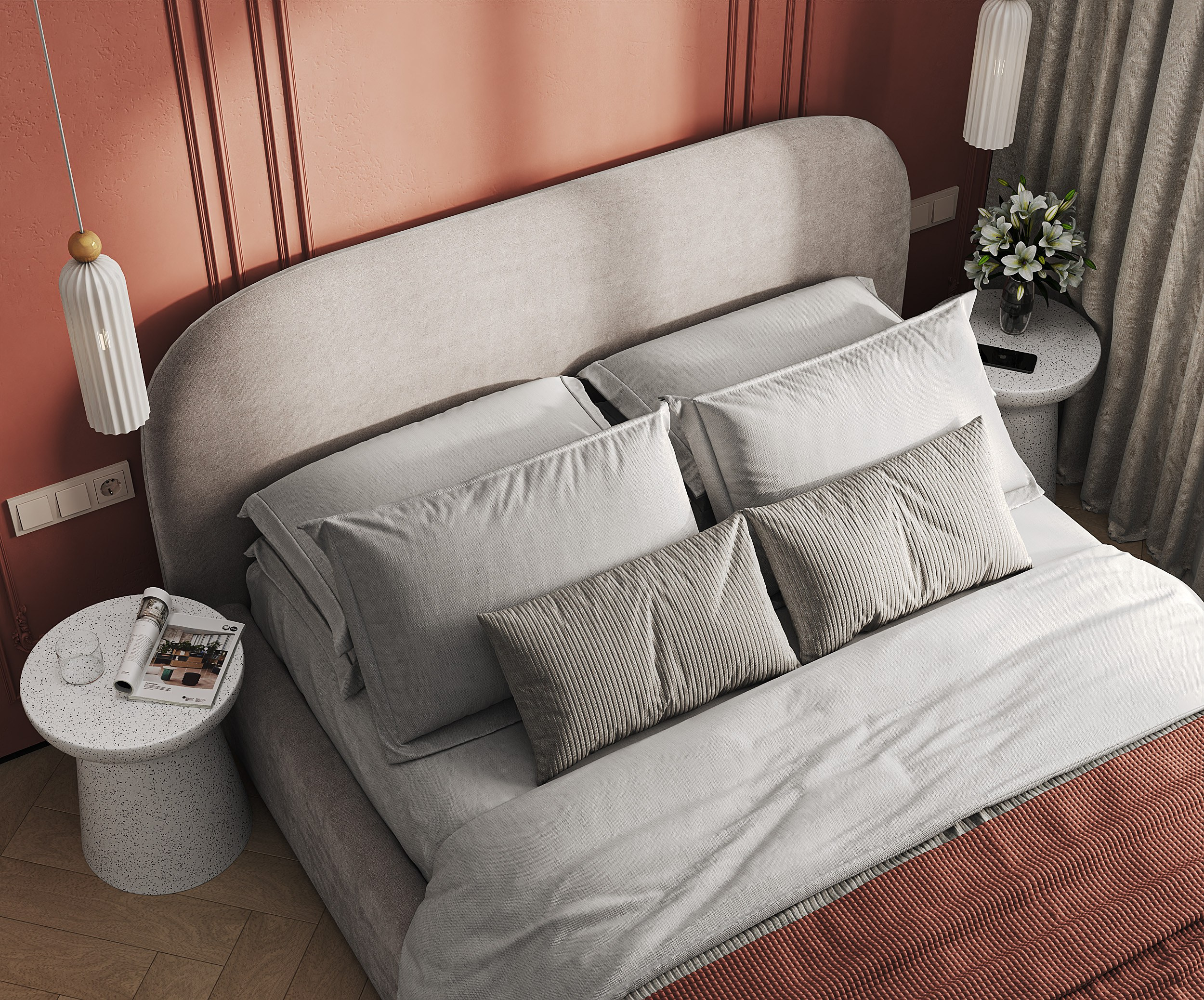 Яркая, сочная и уютная 1-комнатная квартира 🧡