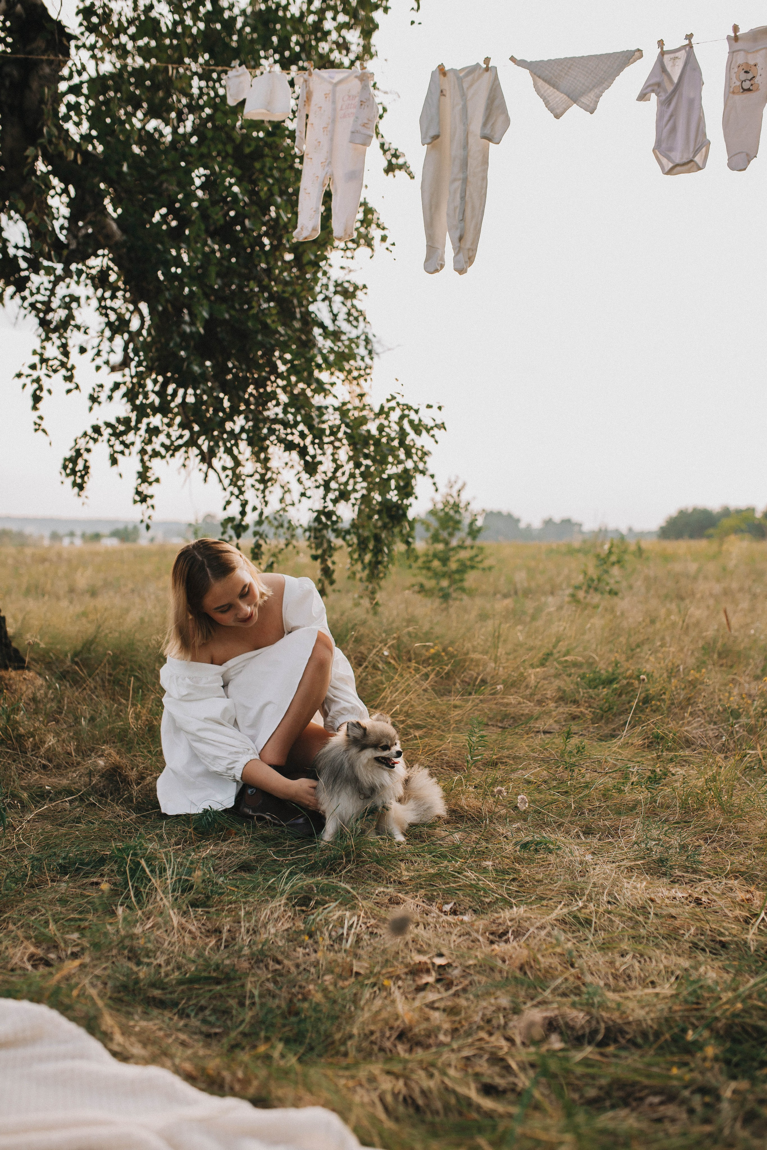 Семейный вечер в деревне. Свадебный фотограф Новосибирск
