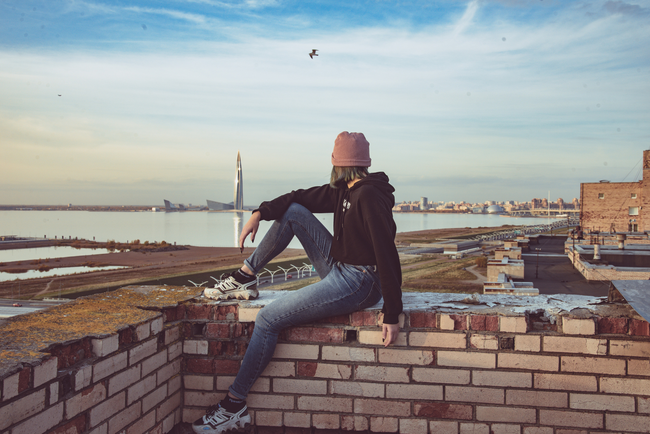 фотосессия в городе Санкт-Петербург на крыше