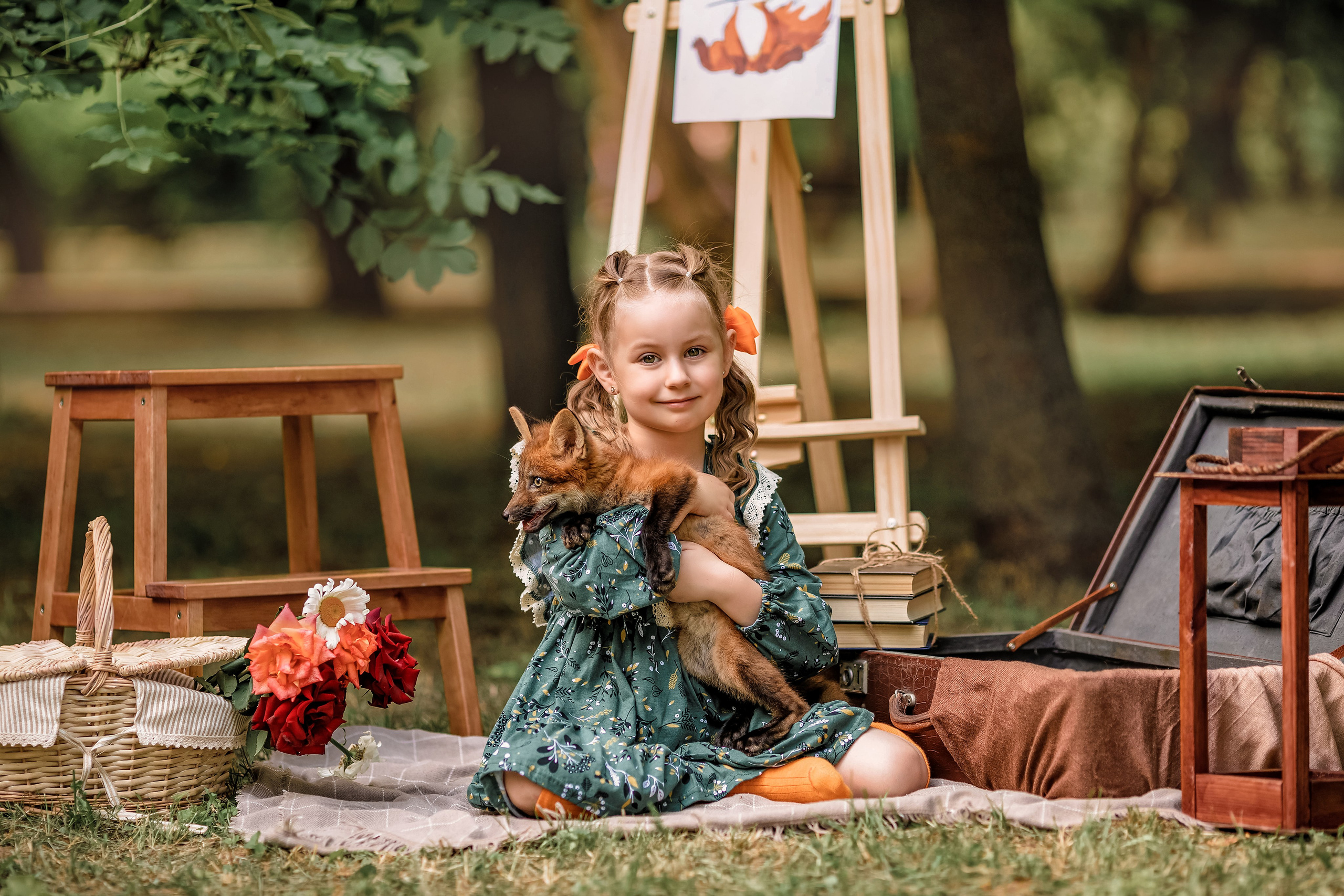 Съемки с разными животными. Детский и семейный фотограф Таганрог