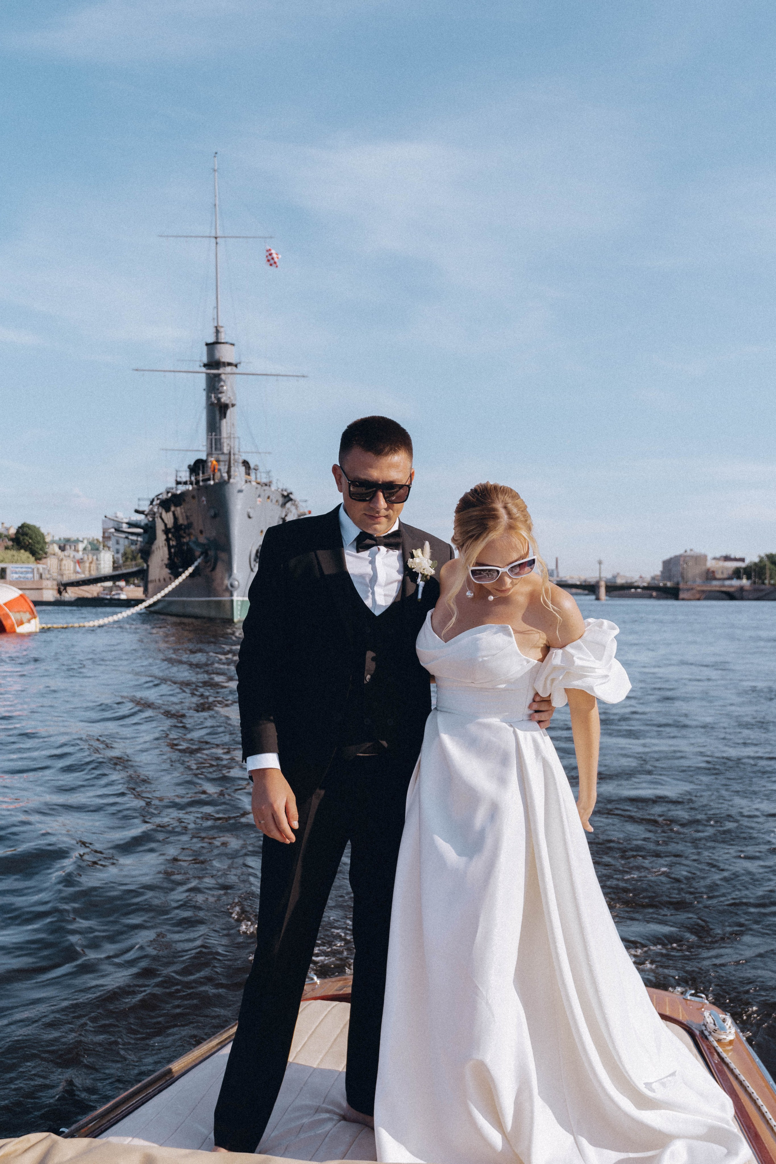 СВАДЕНБНАЯ СЬЕМКА НА КАТЕРЕ ПО КАНАЛАМ САНКТ-ПЕТЕРБУРГА И В АКВАТОРИИ НЕВЫ. Профессиональный фотограф, Санкт-Петербург — Виктория Богомолова