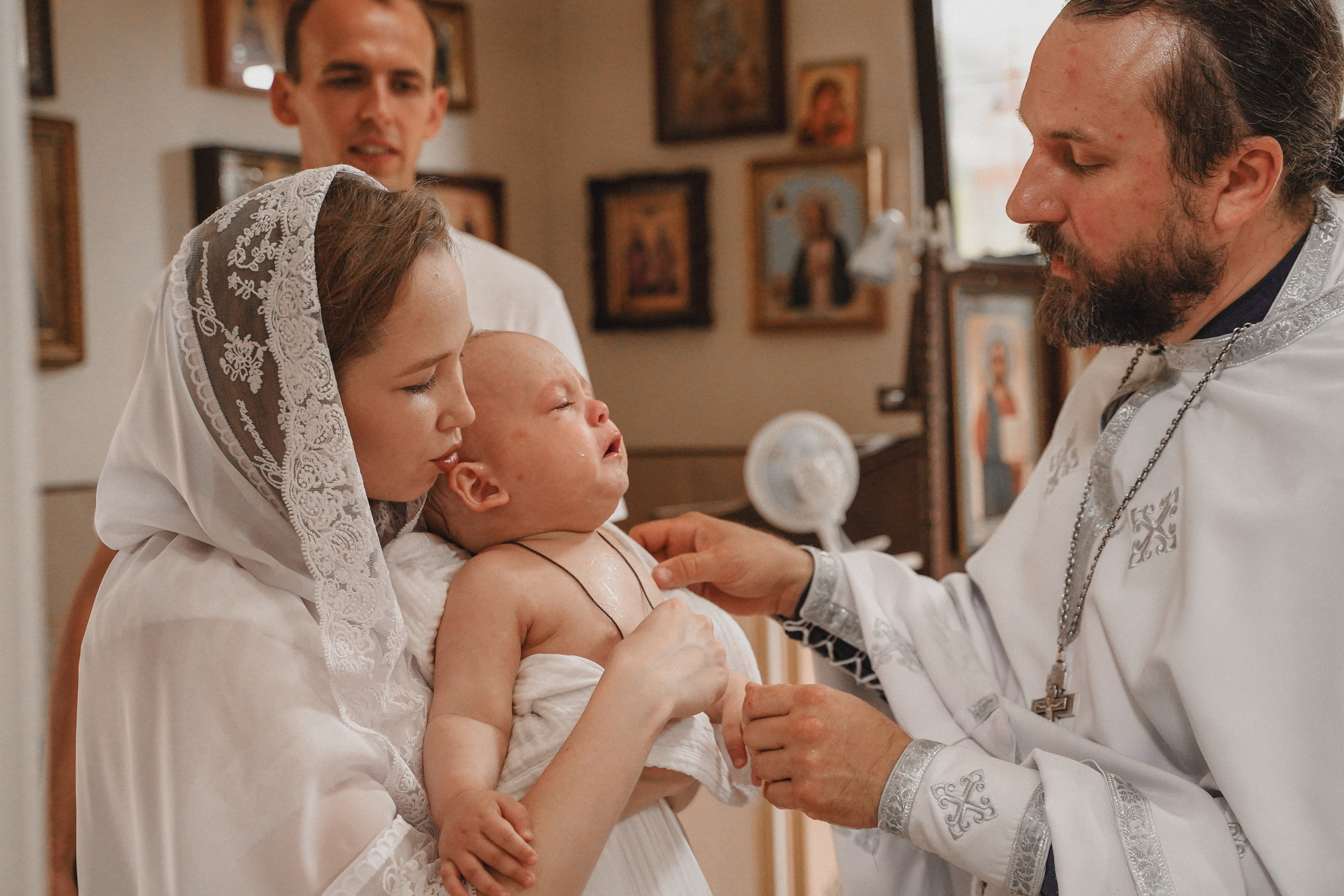 Крещение Лёвы. Семейный и женский фотограф в Краснодаре Анастасия Приймак