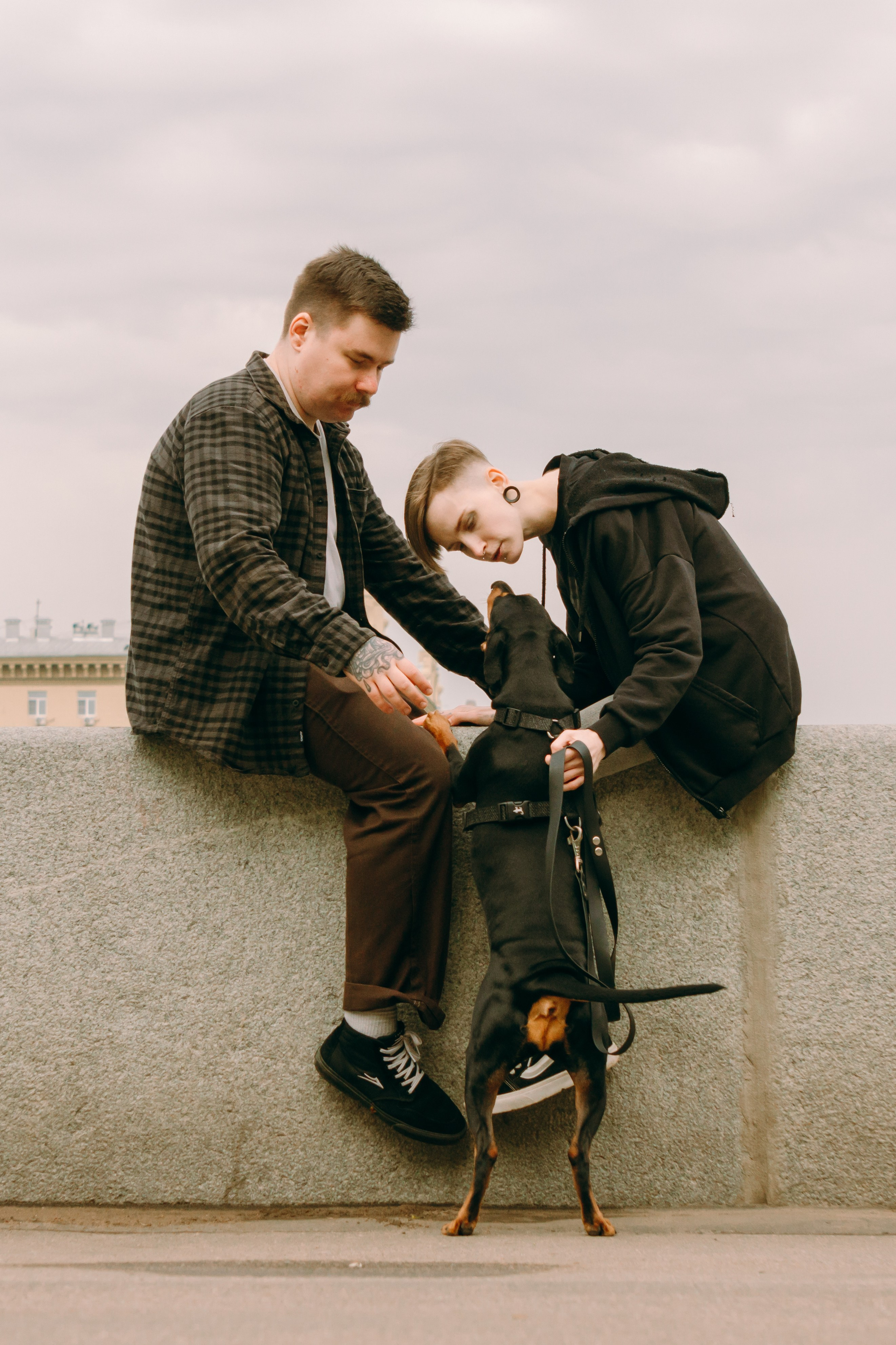 Кира, Максим и Аскара. Фотограф-анималист Ксения Воробьева, Москва