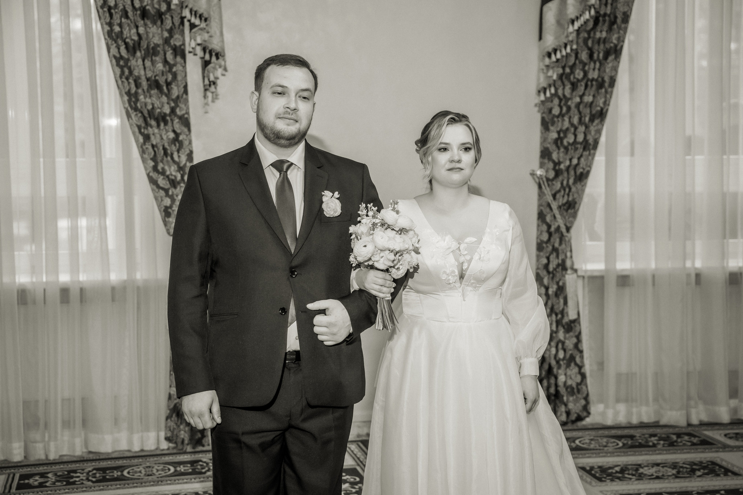 Анастасия и Сергей. Свадебная прогулка. Свадебная фотография. Арина Рубах