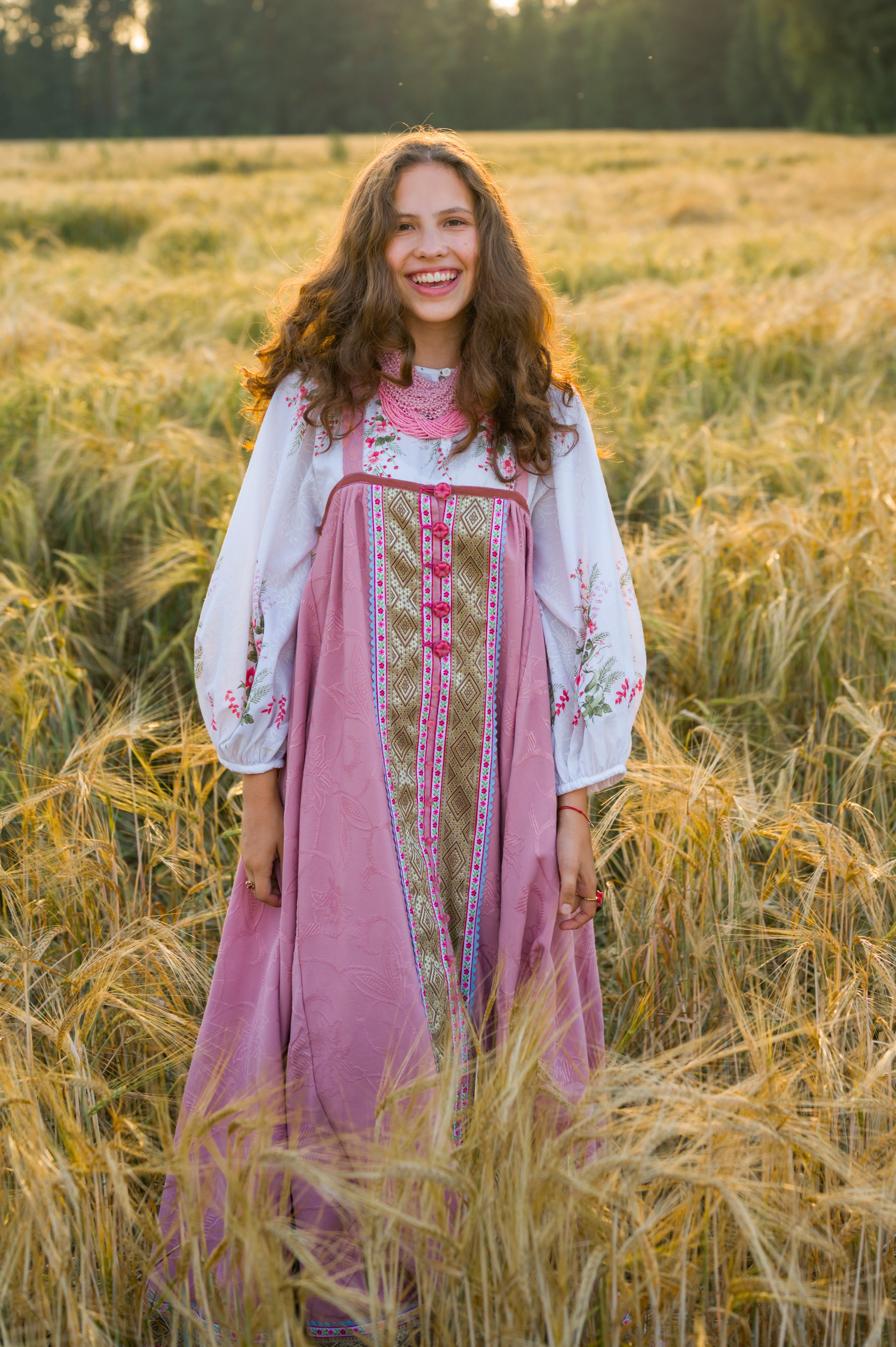 Фотосессия в русском народном костюме. Фотограф Юлия Кондратьева