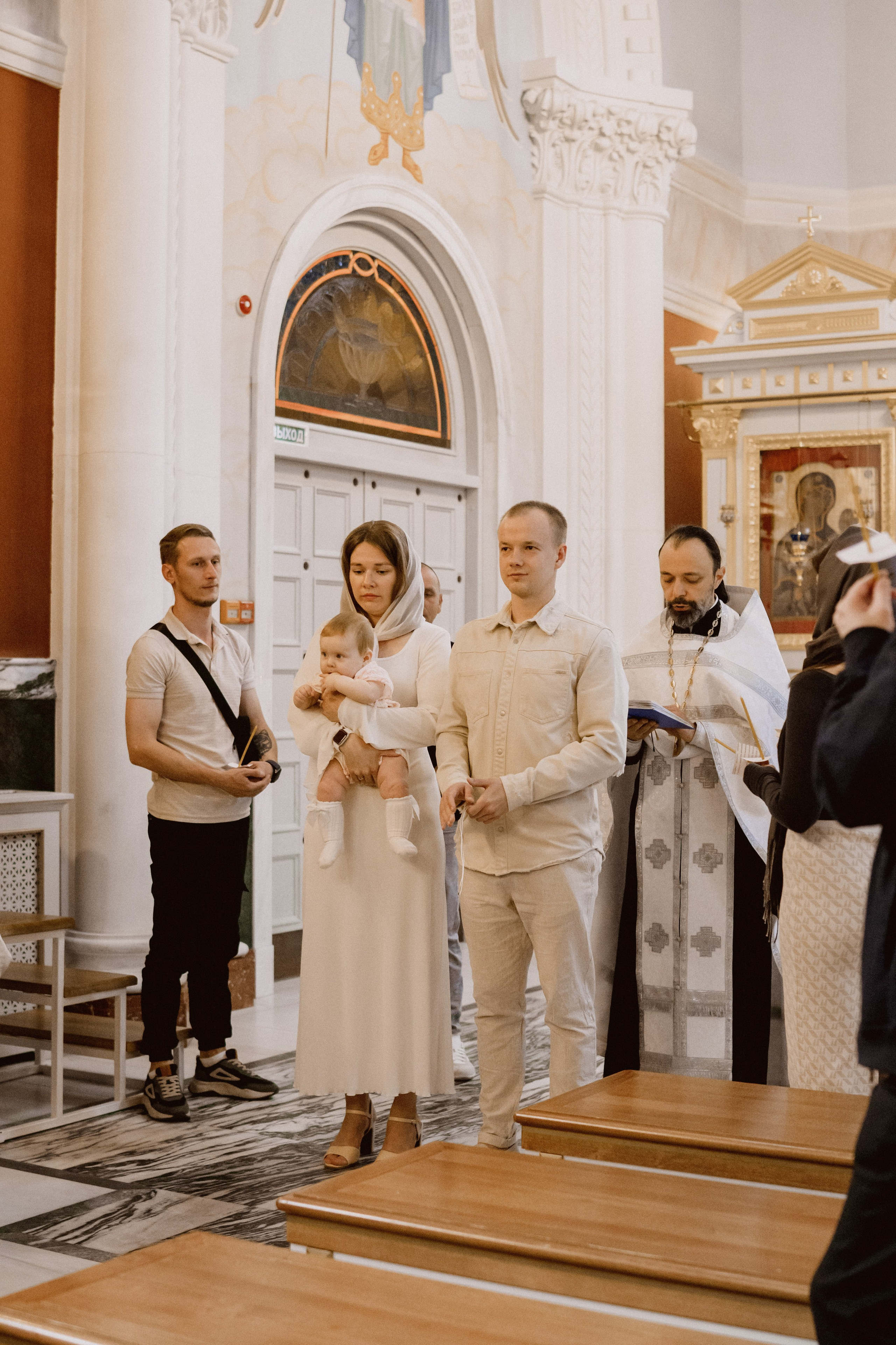 Съёмка Таинства Крещения. Семейный фотограф и видеограф Алёна Ким