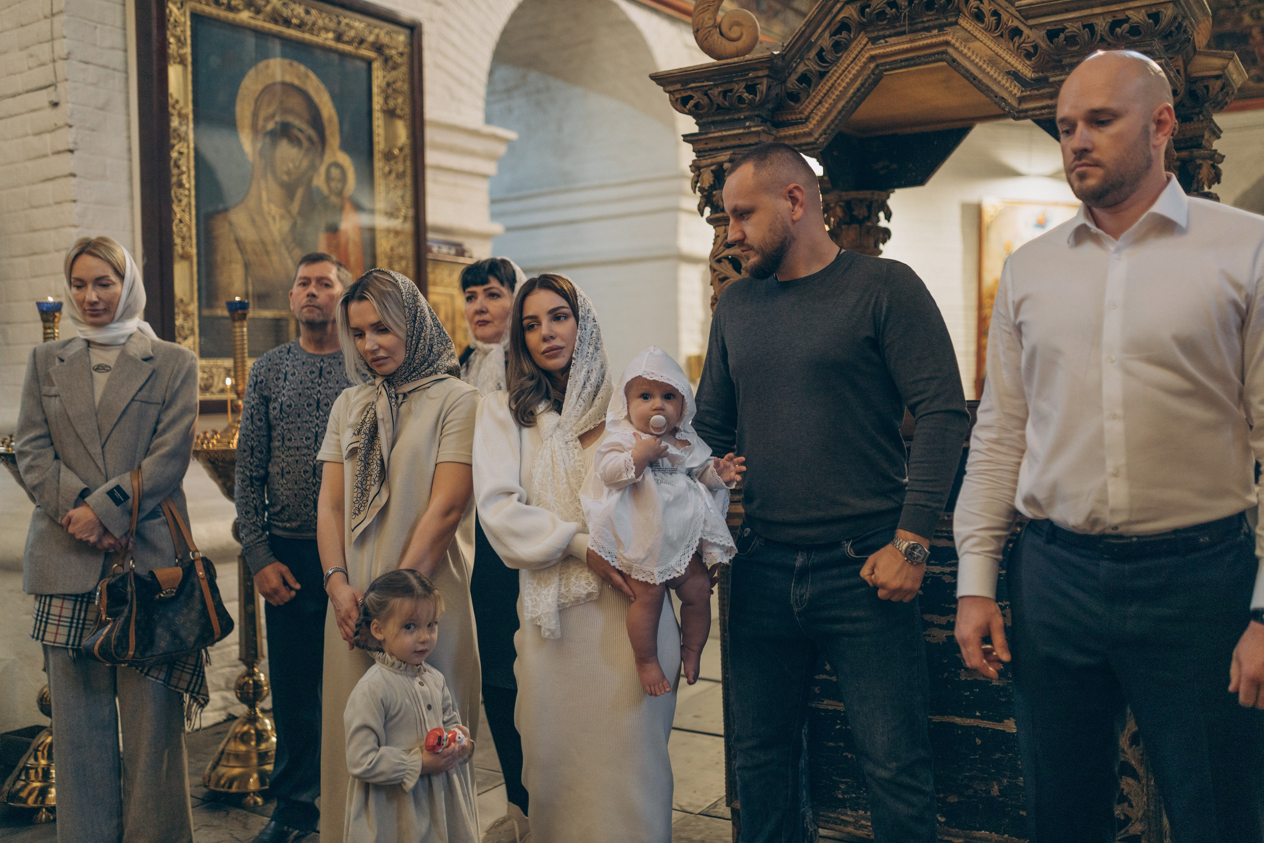 Крещение Марии. Семейный фотограф и фотограф на роды в Ростове-на-Дону Мухина Виктория