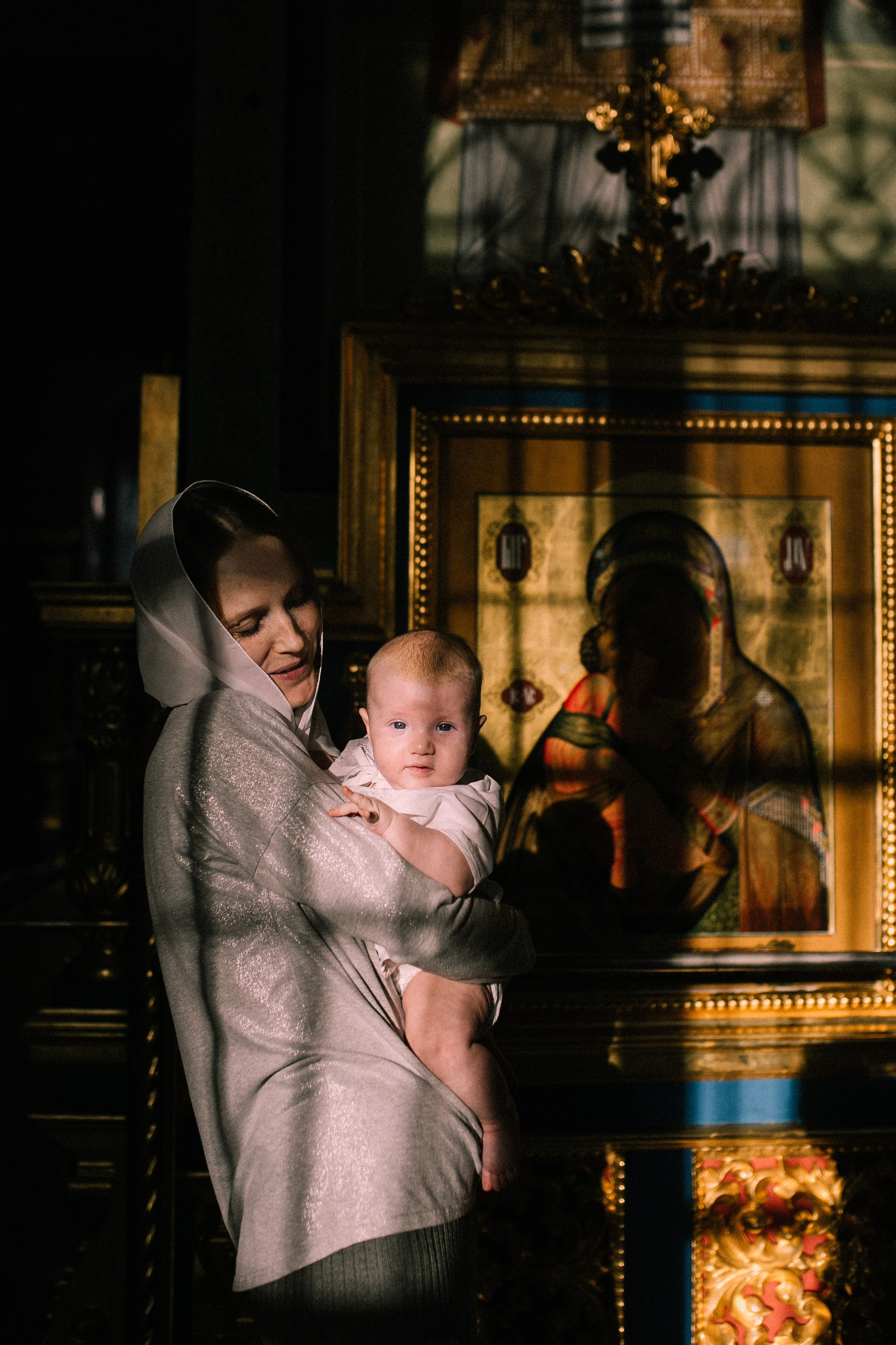 Фотосессия крещения. Фотограф Лебедева Наталья