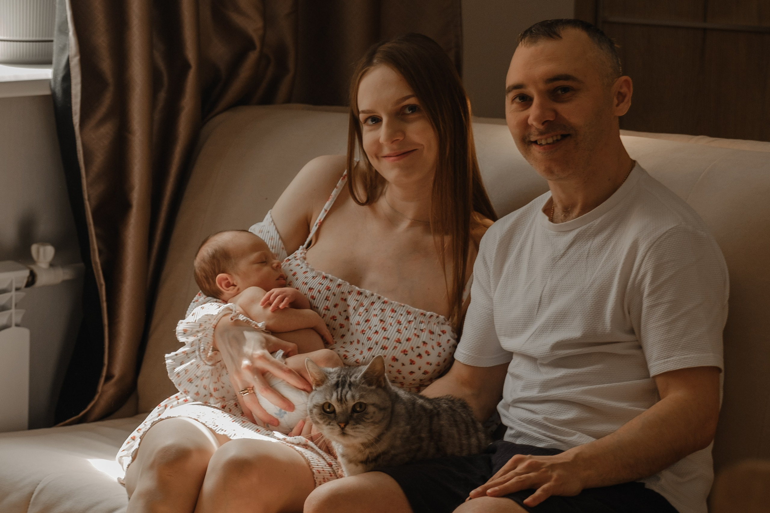 Первые месяцы с малышом. Фотограф в Тарусе Серпухове Москве Рина Дукежанова